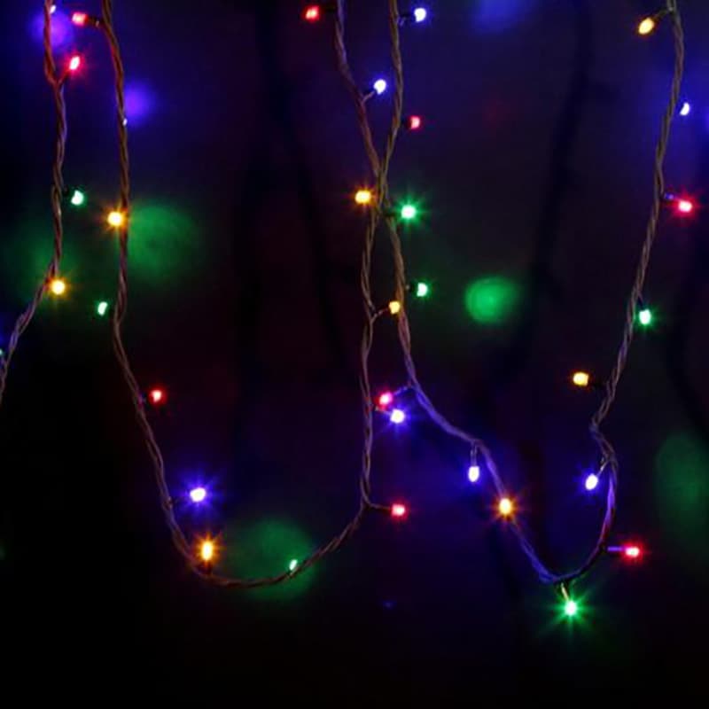 NEON-NIGHT Гирлянда модульная "Дюраплей LED" 20м 200 LED черный каучук Мульти 315-159 — миниатюра 1