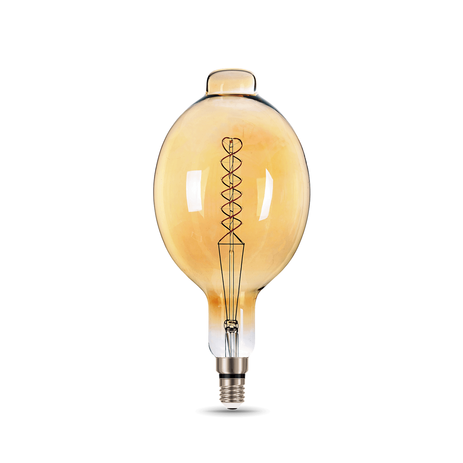 Gauss Лампа Filament BT180 8W 620lm 2400К Е27 golden flexible LED 152802008 — миниатюра 5
