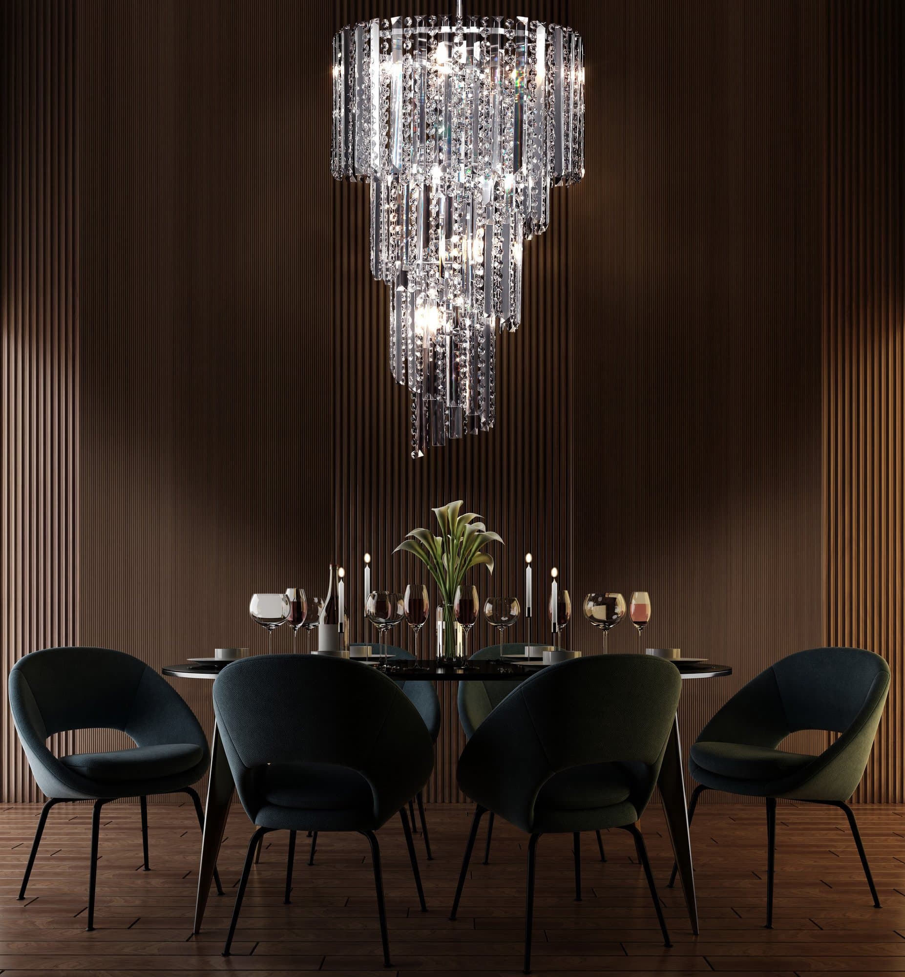 Maytoni Royal Classic Хром Светильник подвесной RC002PL-12CH — миниатюра 5