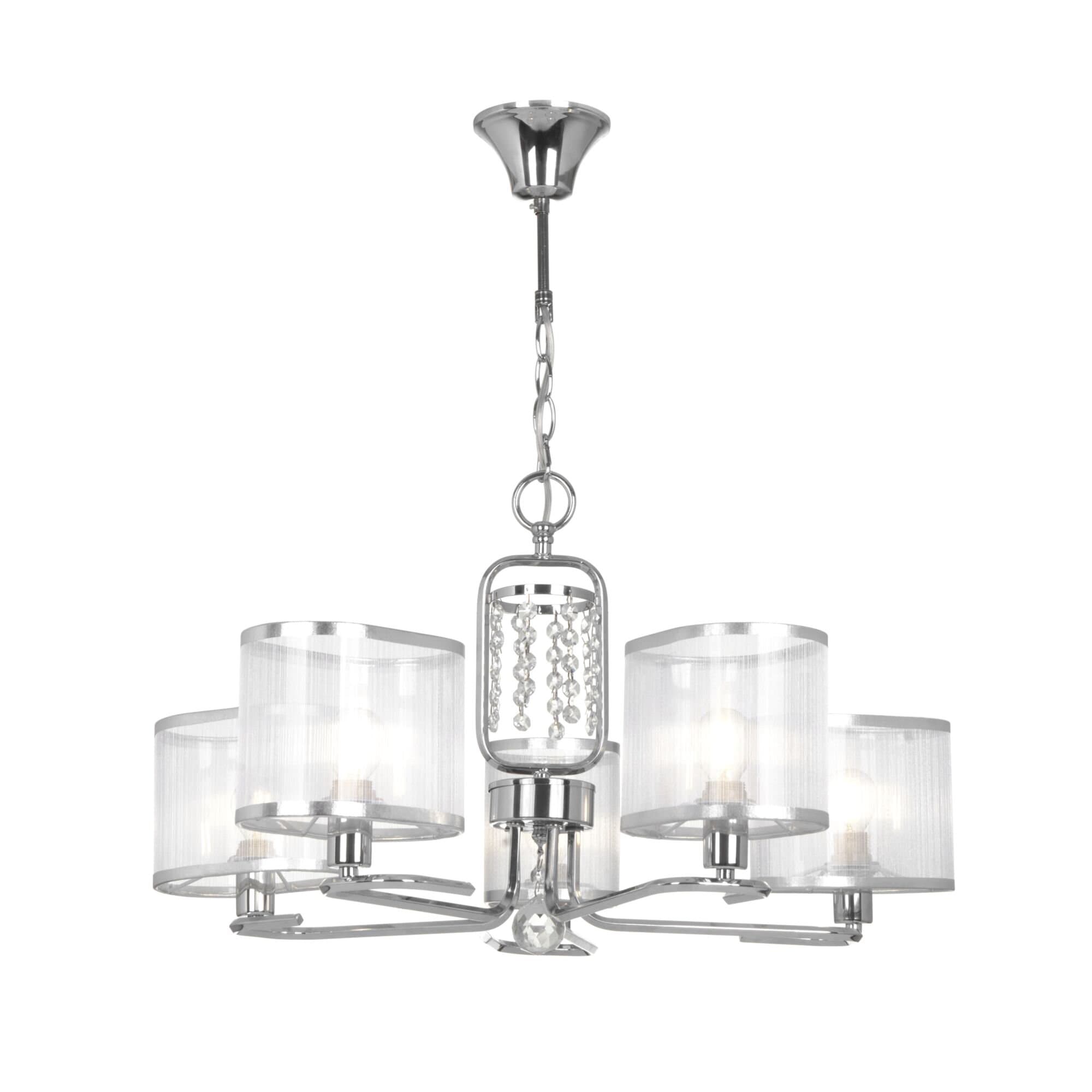 Freya Modern Elin Хром Люстра E14 40W FR5016PL-05CH — миниатюра 2