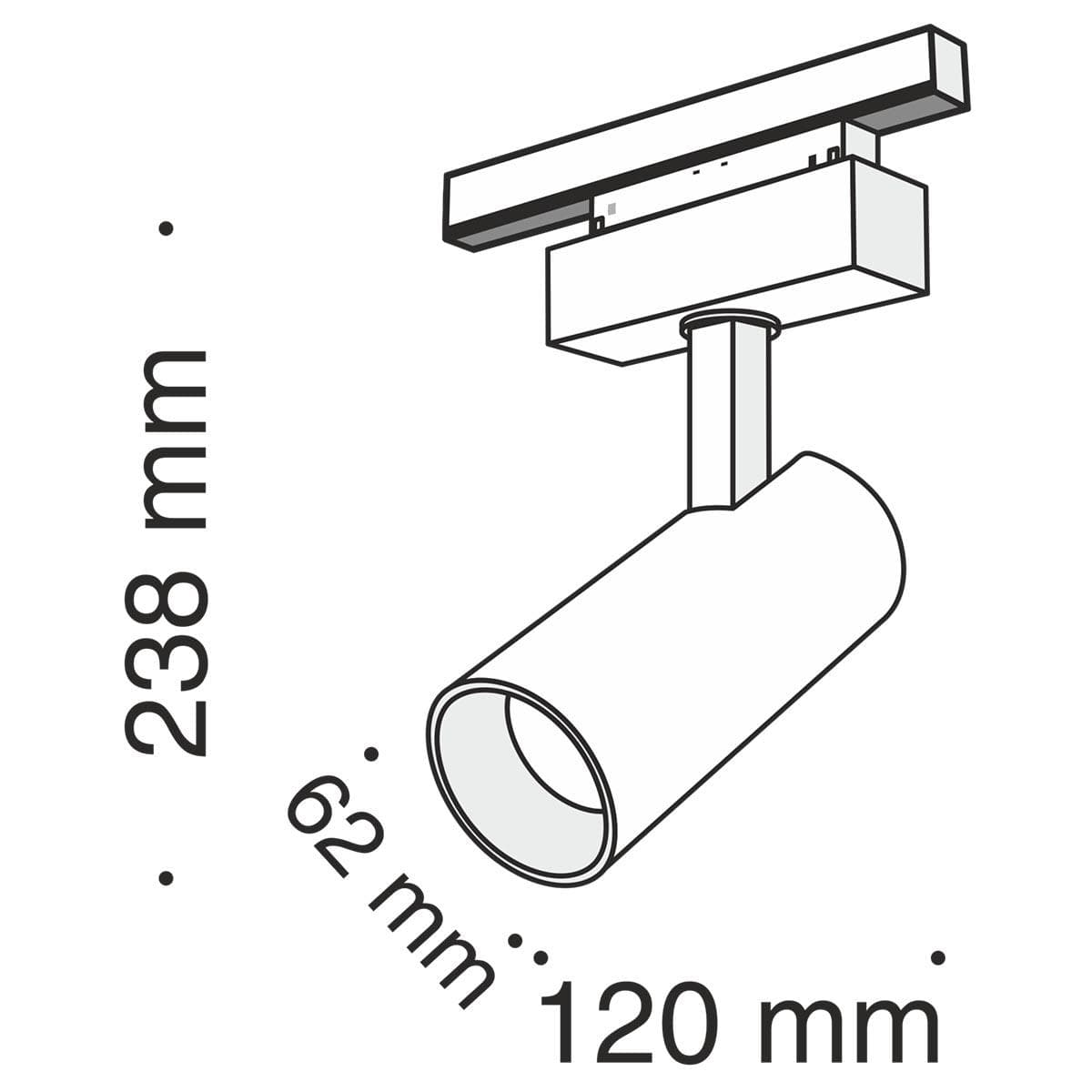 Maytoni Трековый светодиодный светильник  Track lamps TR019-2-15W3K-B — миниатюра 7