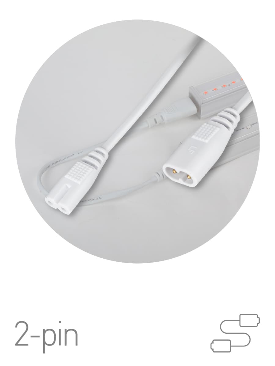 ЭРА Кабель соединительный для фитолампы FITO-wire v.2 0.5 м коннекторы IEC C7- IEC C8