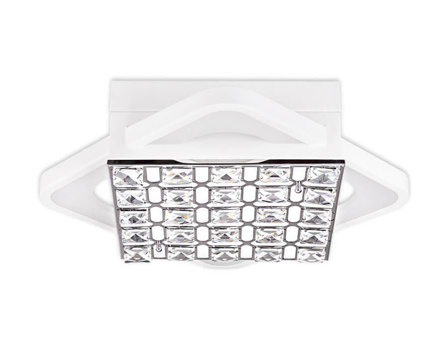 Ambrella Потолочный светодиодный светильник с пультом FA122 WH белый 54W 300*300*100 (ПДУ РАДИО 2.4)