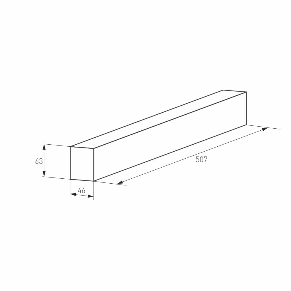 Arlight Трек MAG-TRACK-4563-500 (BK) (IP20 Металл, 3 года) 026902(1) — миниатюра 3