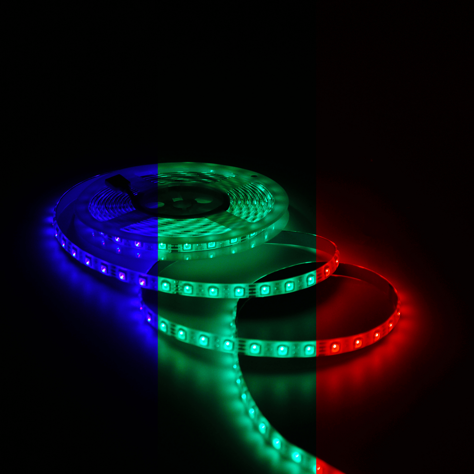 Gauss Лента Basic в комплекте 12V 12W/m 780lm/m RGB IP65 LED 5m 1/50 BT072 — миниатюра 8
