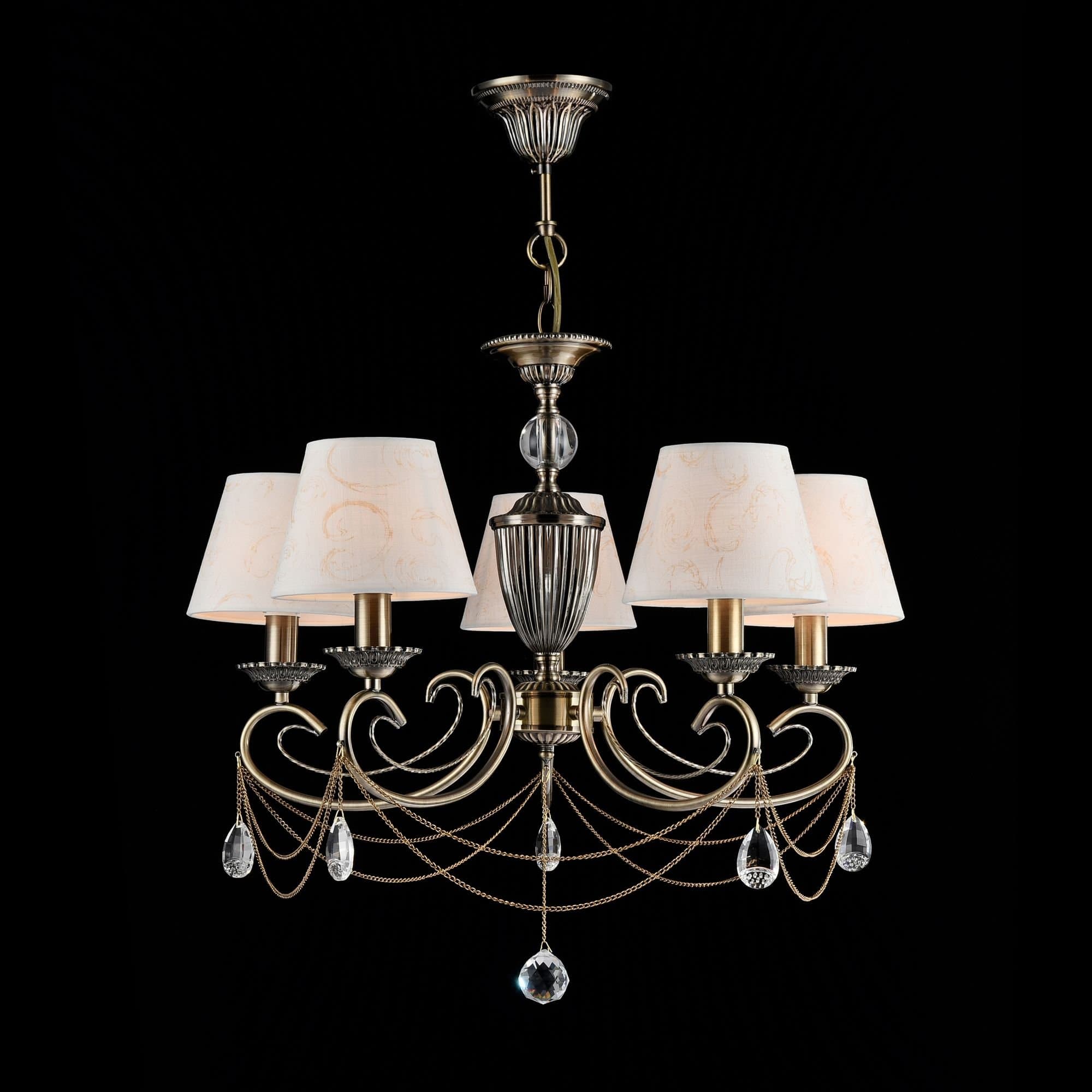 Freya Classic Brossard Бронза Люстра E14 40W FR2904-PL-05-BZ — миниатюра 2