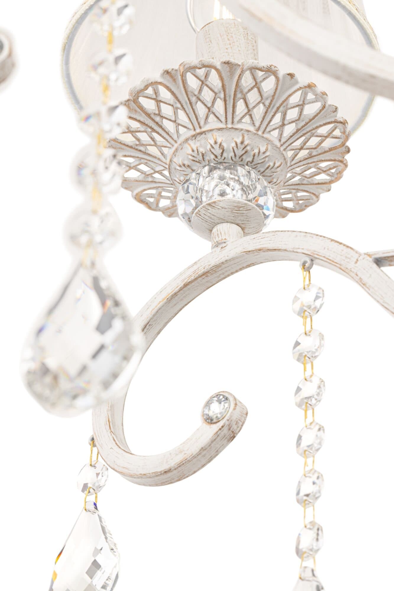 Maytoni Elegant Grace Белый с Золотом Люстра 8xE14 40W ARM247-08-G — миниатюра 7