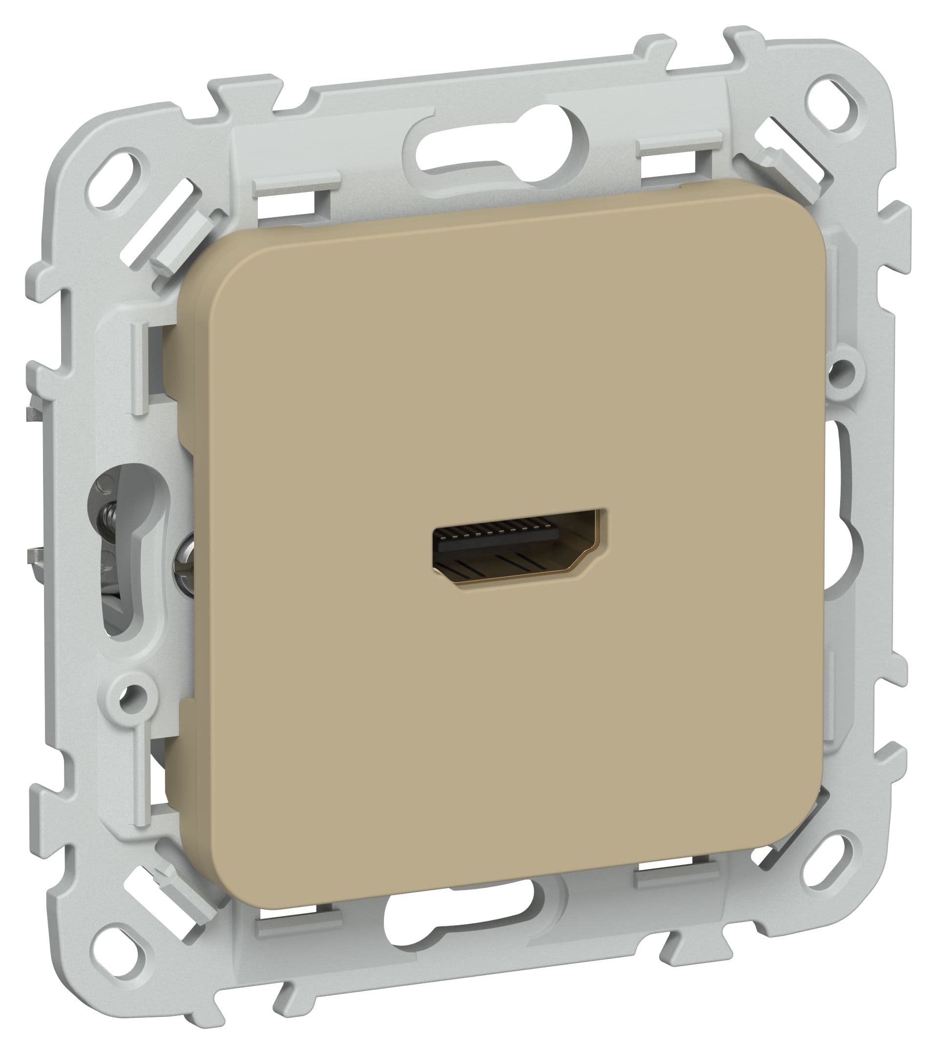 IEK FLITE Хаки Розетка HDMI — миниатюра 1