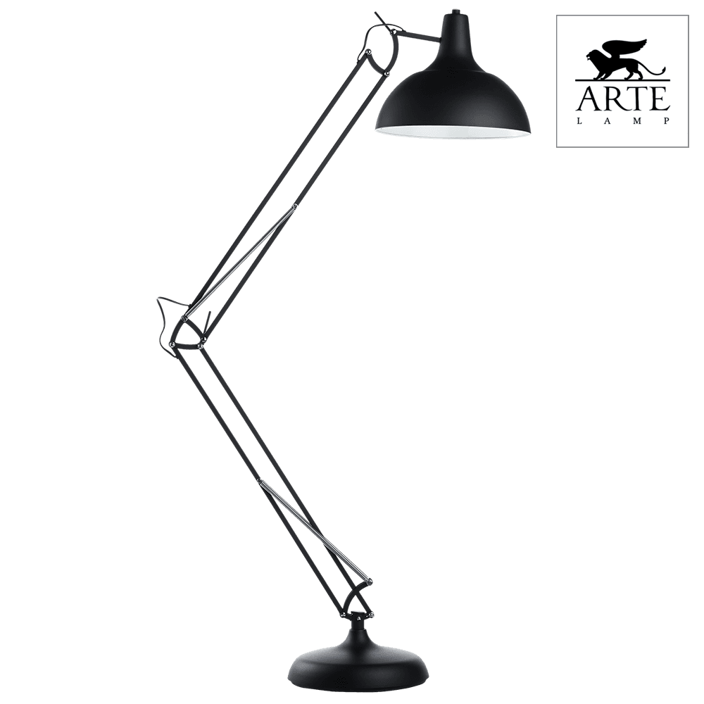 Arte Lamp Goliath Черный Торшер 1x60W 1xE27 A2487PN-1BK — миниатюра 4