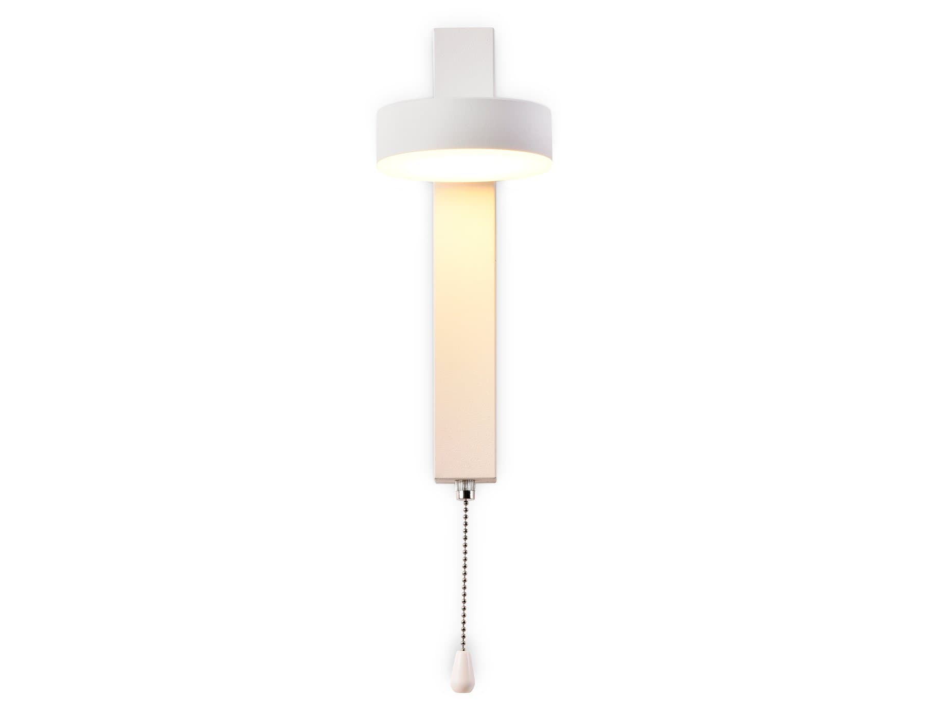 Ambrella Настенный светодиодный светильник с выключателем FW160 WH белый LED 3000K 6W 265*95*135 — миниатюра 4