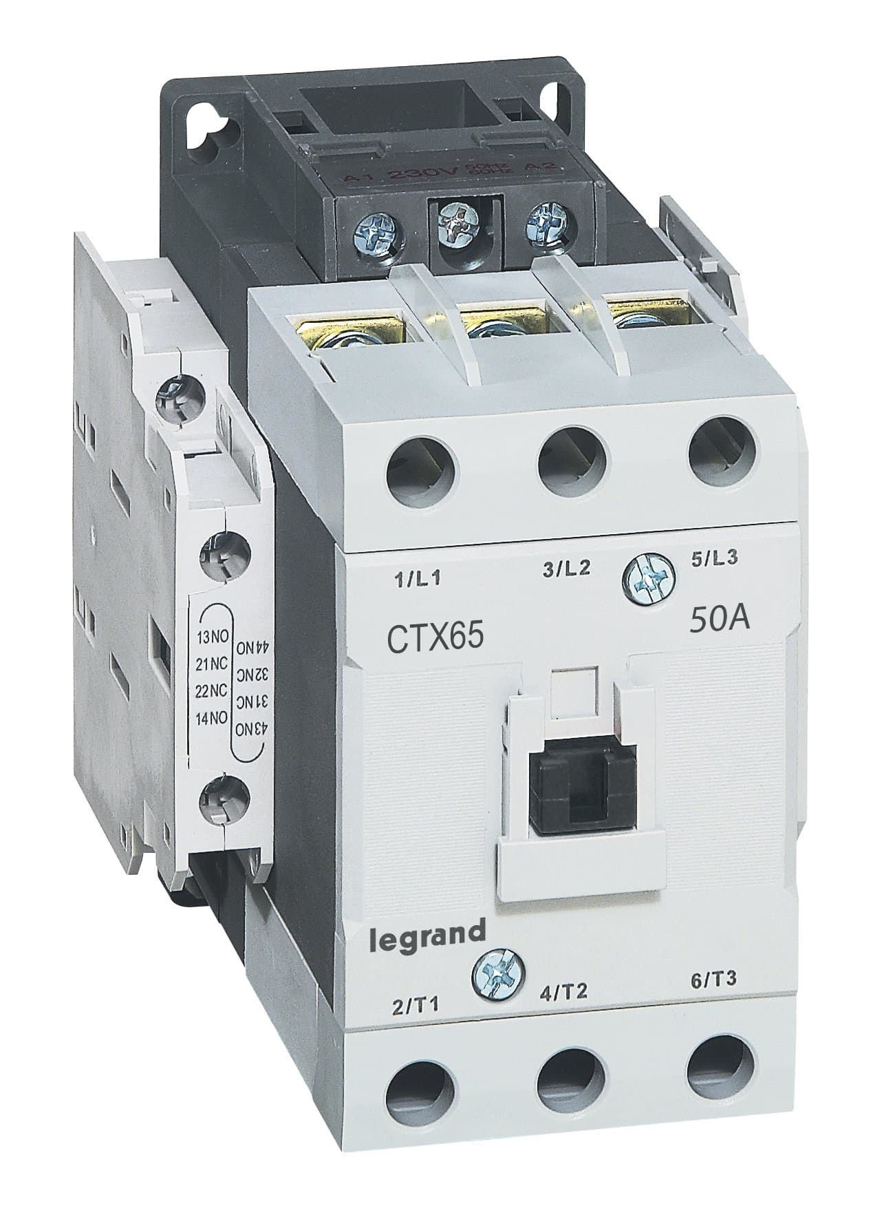 Legrand CTX3 Контактор 65 3P 50A 2но2нз ~110В 416144