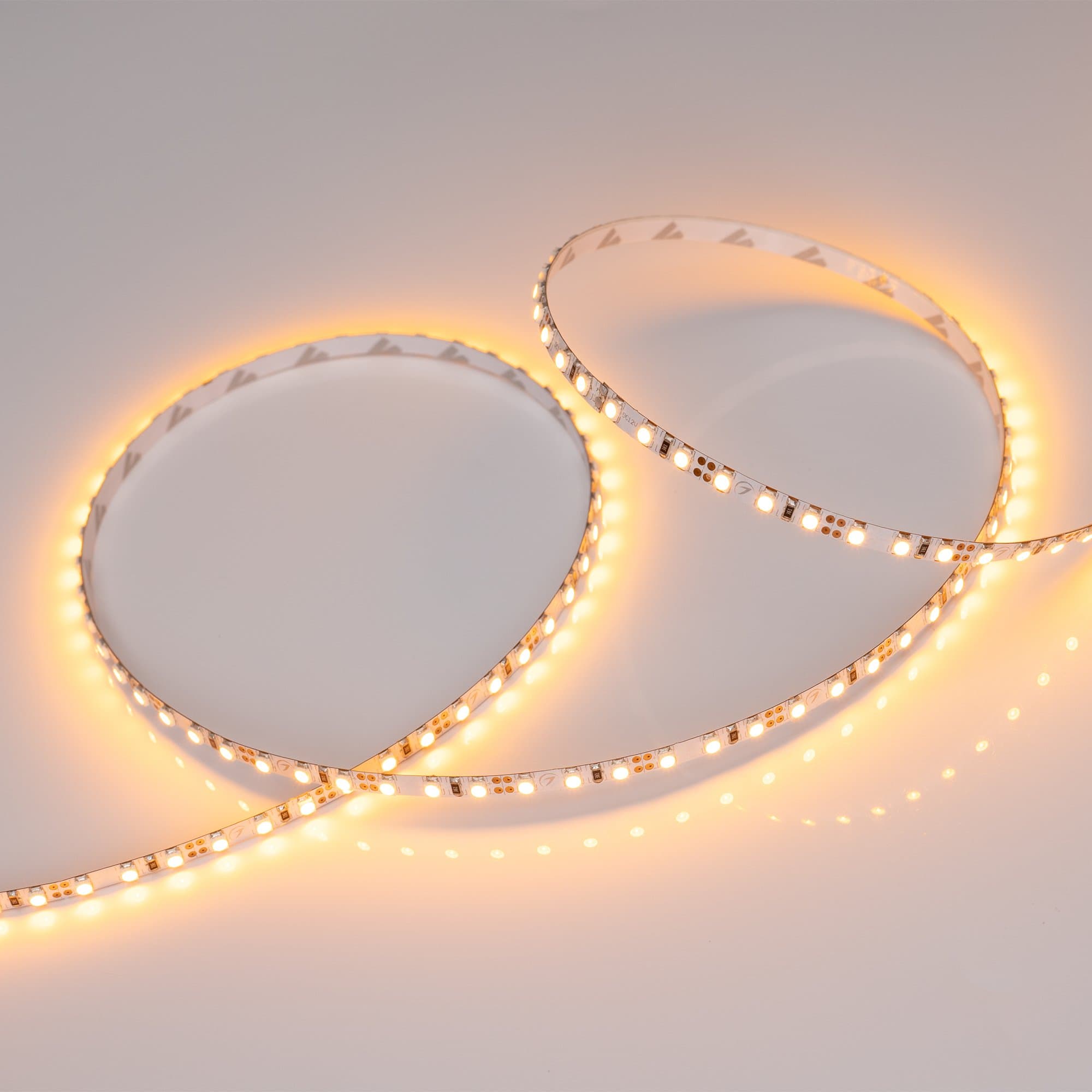 Arlight Светодиодная лента RT 2-5000 12V Yellow 5mm 2x (3528, 600 LED, LUX) (9.6 Вт/м, IP20) 015006 — миниатюра 5