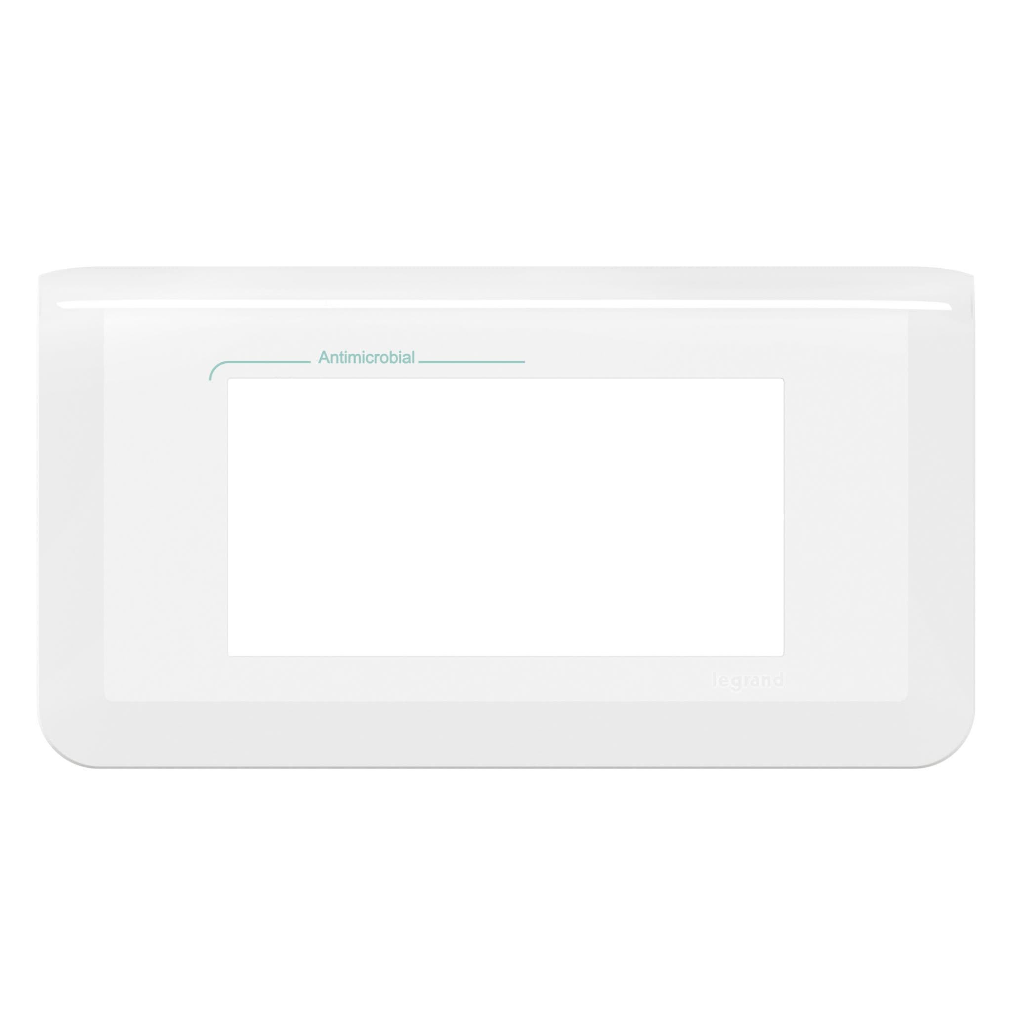 Legrand Mosaiс Рамка - Программа Mosaic - 4 модуля - антимикробная 078724L — миниатюра 3