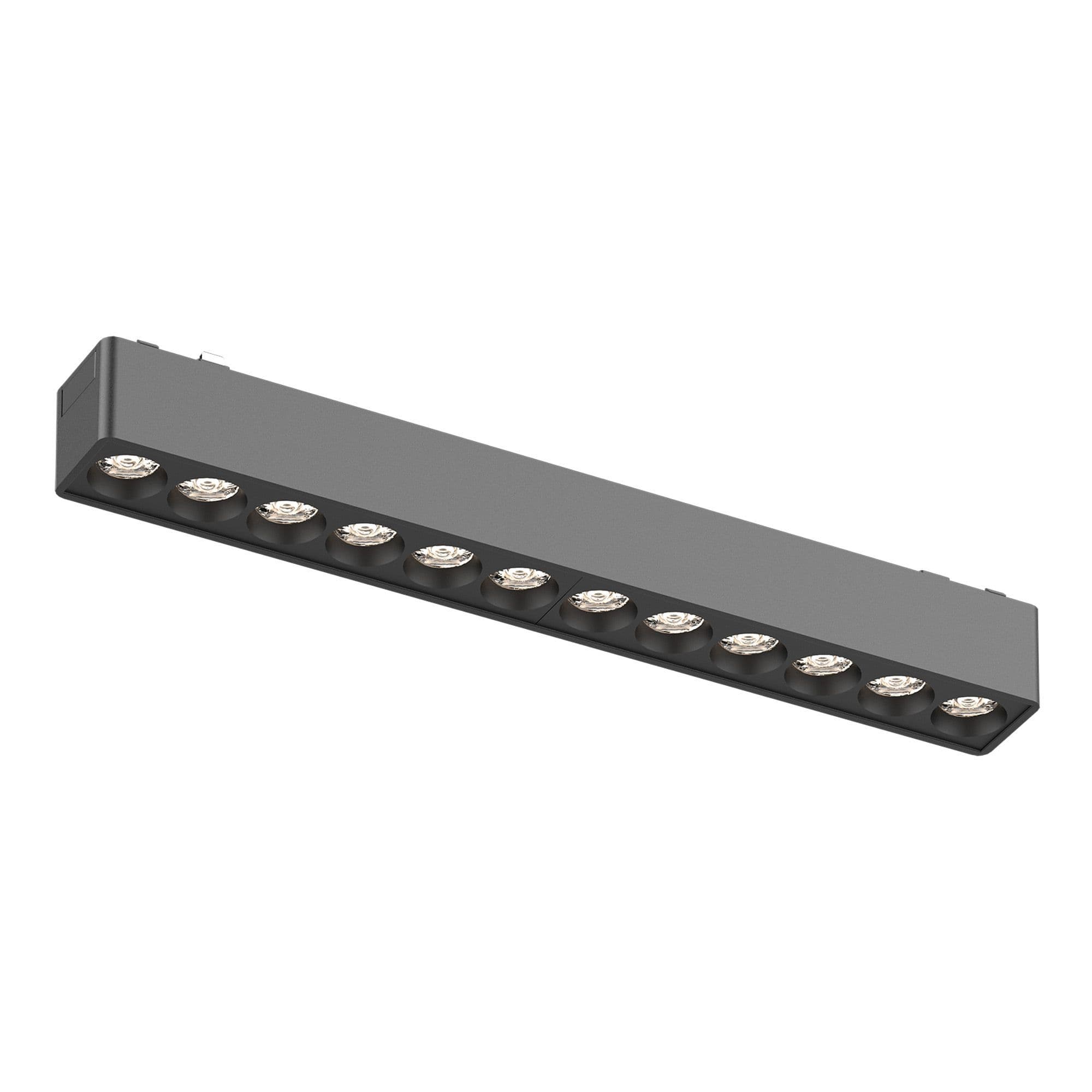 ST LUCE ST673.446.12 Магнитный трековый светильник Черный LED 1*12W 4000K 710Lm Ra>90 36° IP20 L230xW26xH24 48V