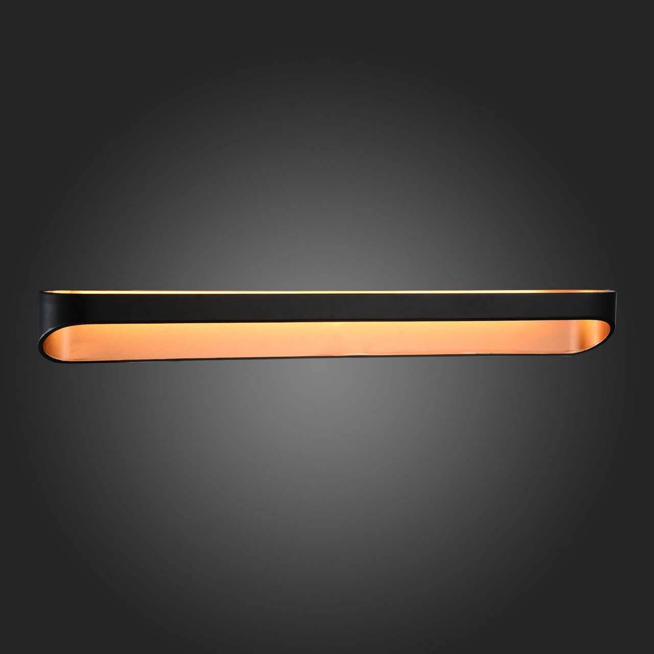 ST LUCE SL582.411.01 Светильник настенный Черный, Золото/Черный, Золото LED 1*18W — миниатюра 3