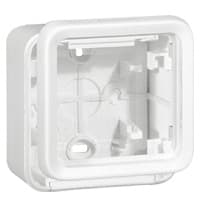 Legrand Plexo Arctic Антибактериальный Монтажная коробка 1-ая для наружного монтажа 070741 — миниатюра 2