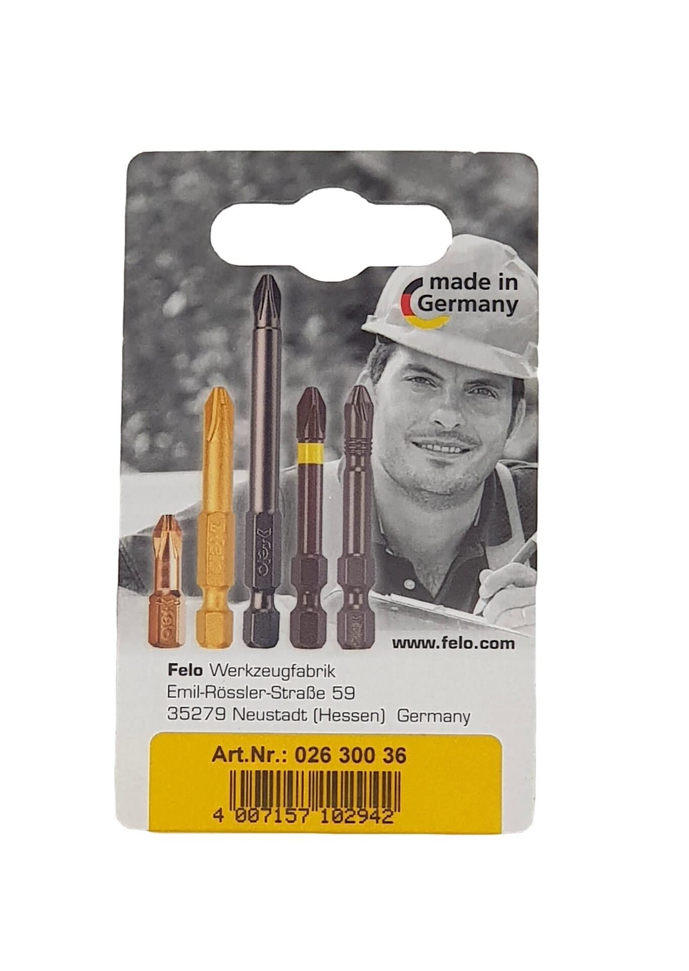 Felo Бита Torx 30X25, серия Industrial, 2 шт в блистере 02630036 — миниатюра 3