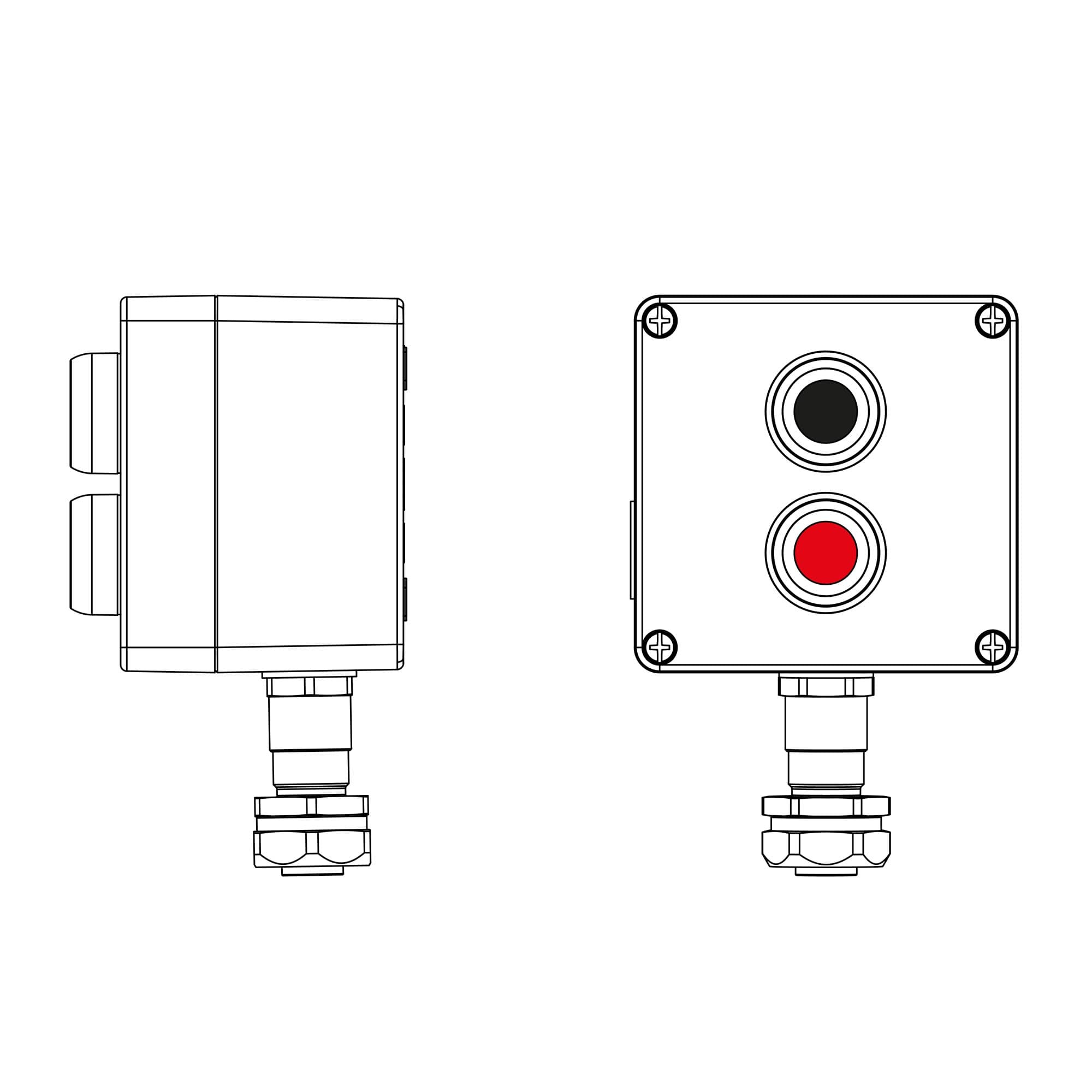 DKC CPE-A-12-(1xP1B(11)-1xP1R(11))-1xKAEPM2MHK-20(C)1Ex d e IIC Т5 Gb / Ex tb IIIC T95°C Db IP66