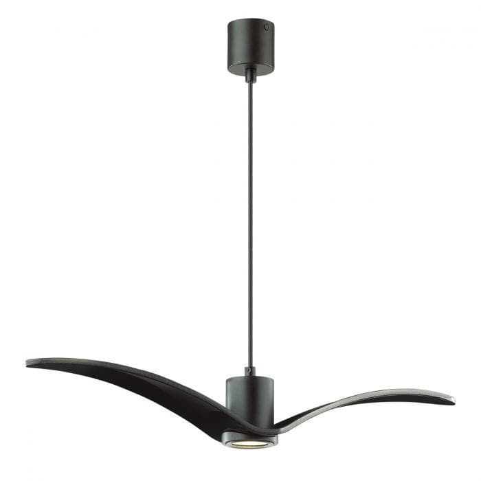 Odeon Light 4902/1A PENDANT ODL22 233 черный/стекло Подвес GU10 1*5W BIRDS