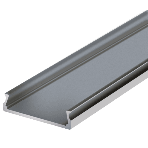 Jazzway Профиль PAL 2406 накладной (2м) анодированный .1037763 — миниатюра 2