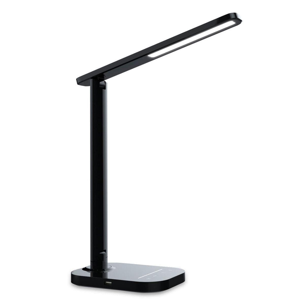 Ambrella Светодиодная настольная лампа с USB портом и таймером DE445 BK черный LED 3000-6400K 7W — миниатюра 1