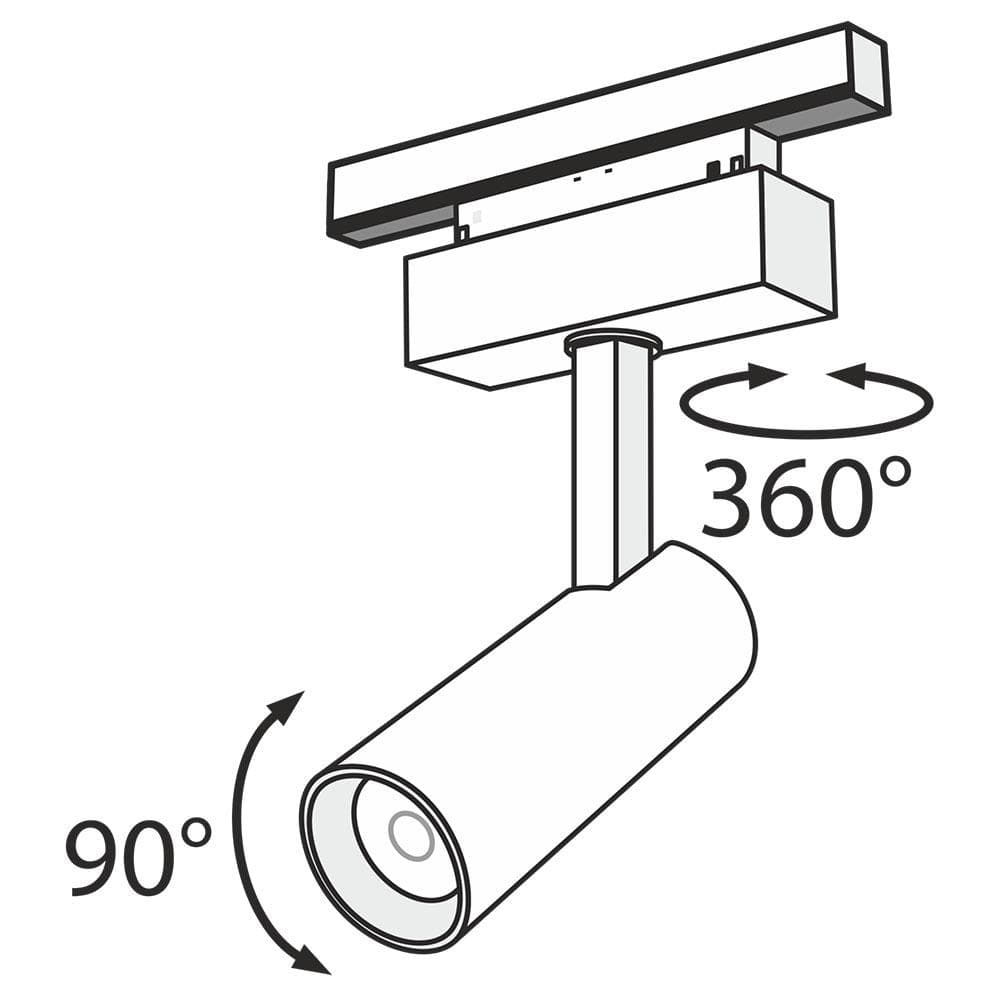 Maytoni Трековый светодиодный светильник Track Lamps TR019-2-10W4K-B — миниатюра 9