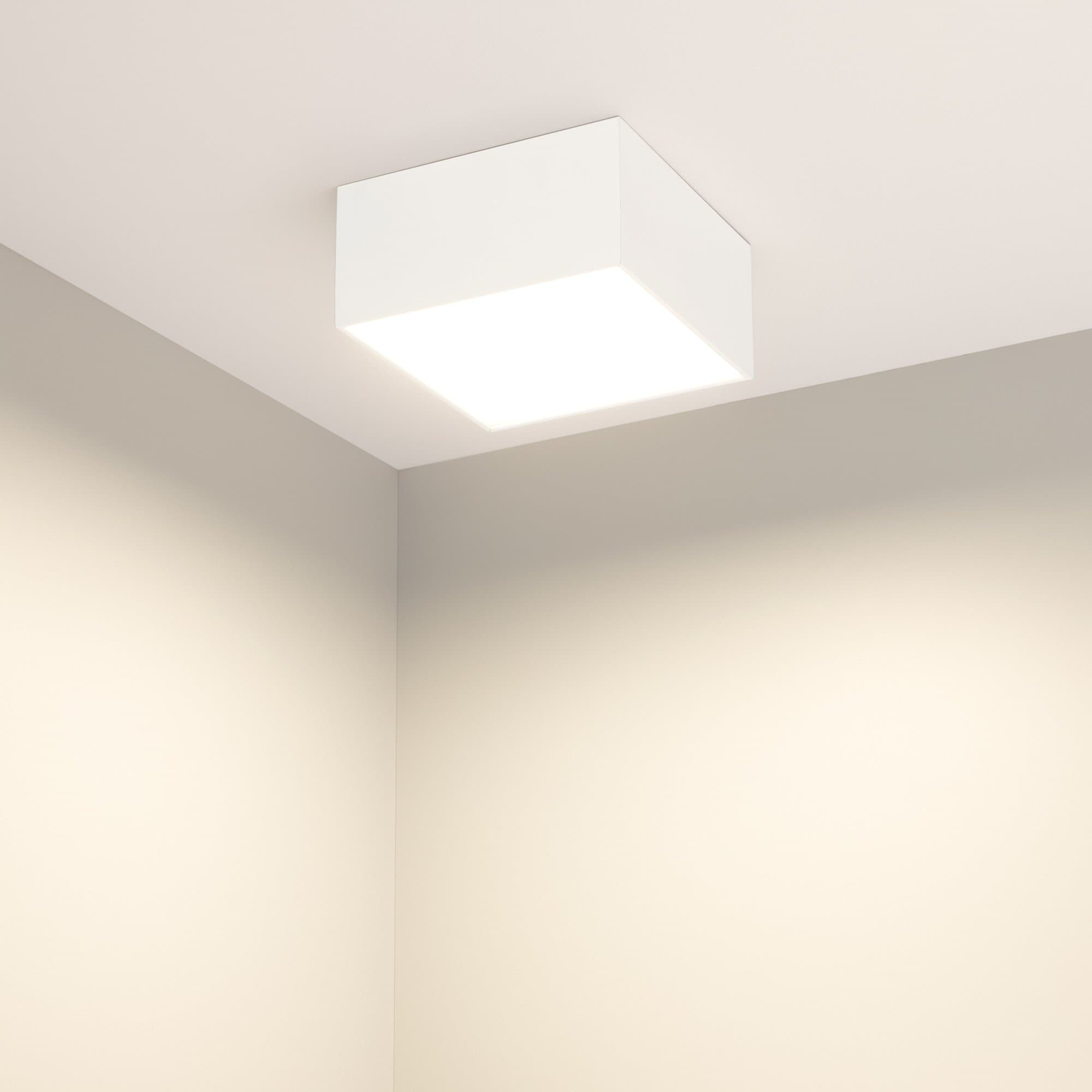 Arlight Светильник SP-QUADRO-S120x120-13W Warm3000 (WH, 120 deg, 230V) (IP40 Металл, 3 года) 034775 — миниатюра 4