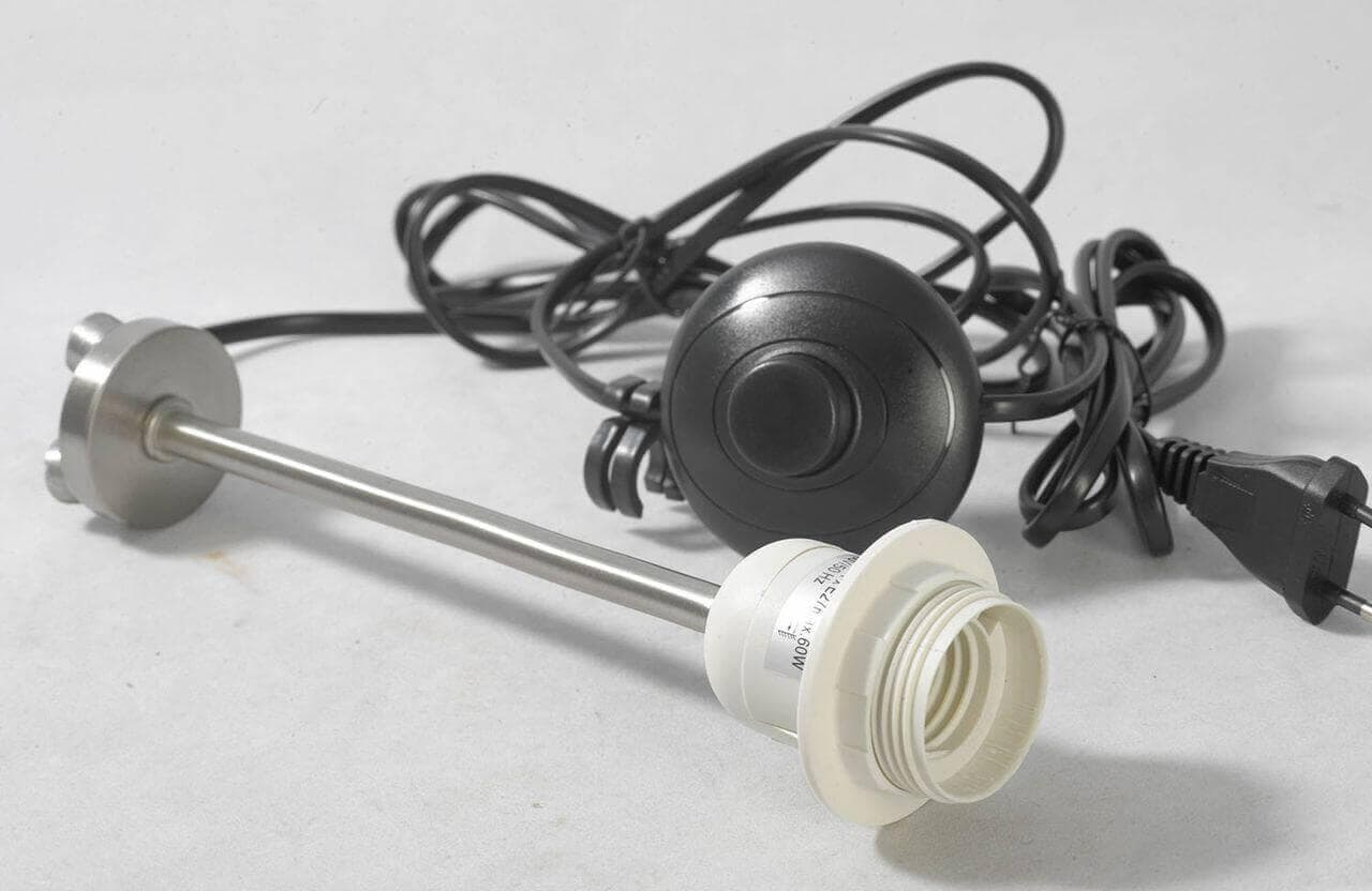 Lussole LGO Металл Никель /  Ткань Торшер E27 60W LSP-0502 — миниатюра 2