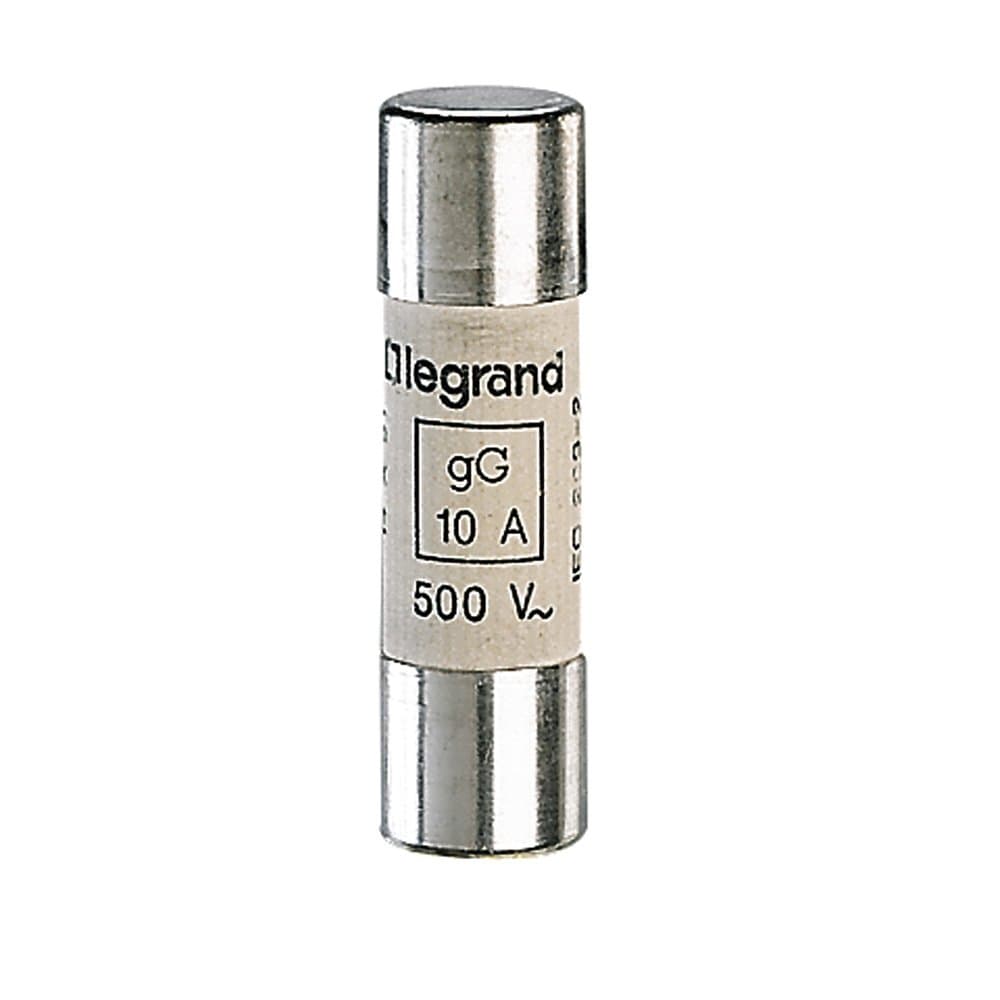 Legrand Промышленный цилиндрический предохранитель gG 14x51 10а 500В без бойка 014310 — миниатюра 1