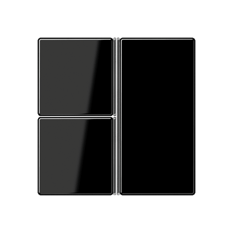 JUNG трехклавишная крышка для KNX, в сборе A403TSASW