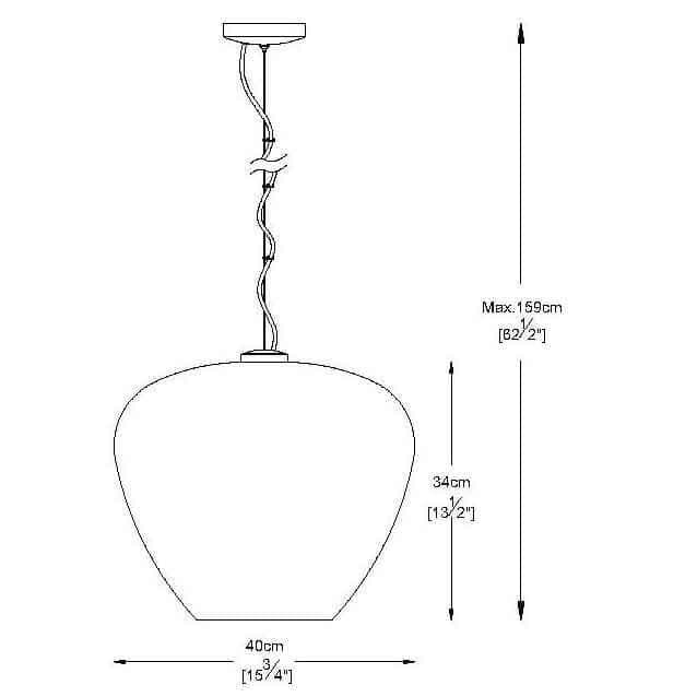 Lucide SOUFIAN Дымчатый Подвесной светильник 70478/40/65 — миниатюра 5
