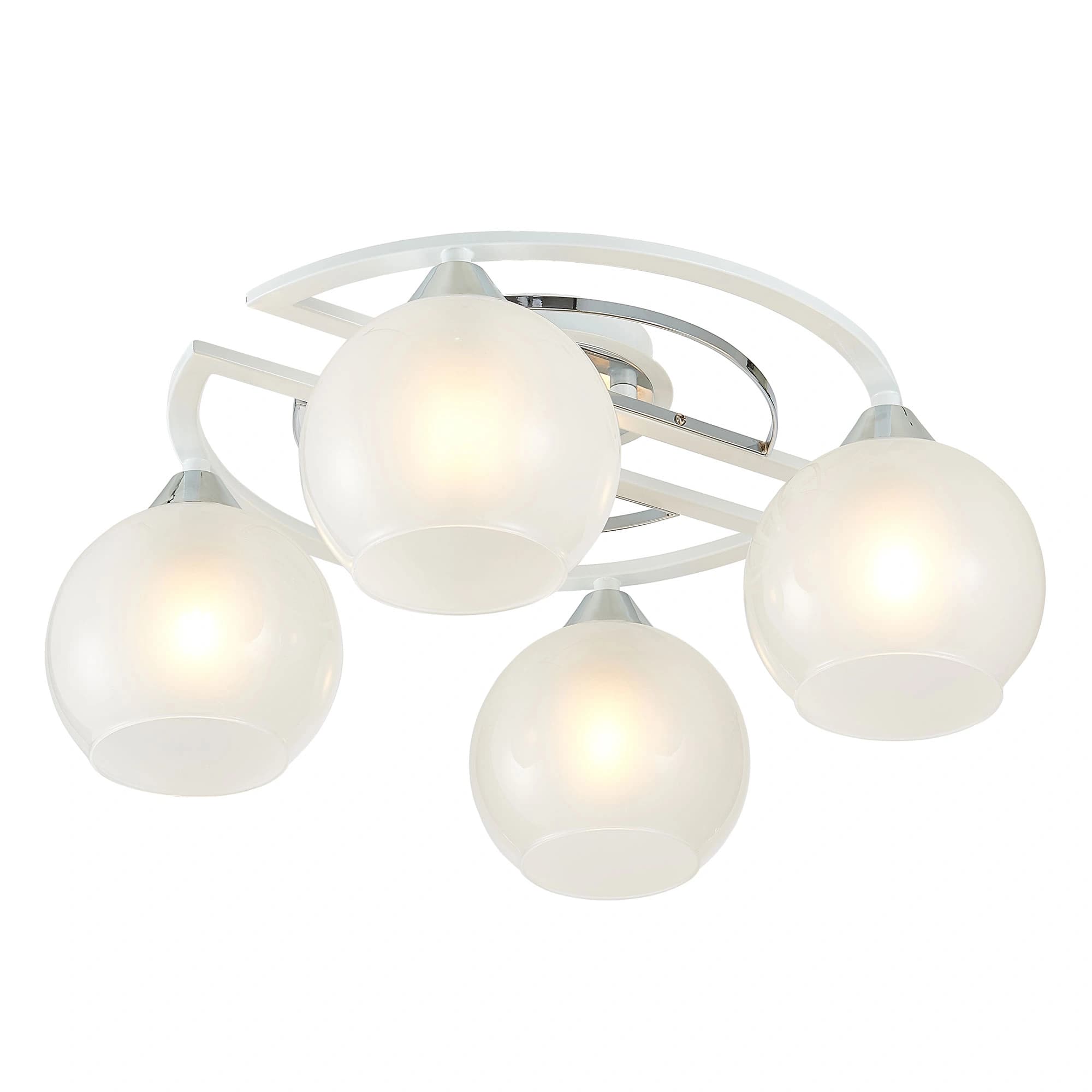 Citilux CL121140 Отто Белый+Хром Люстра
