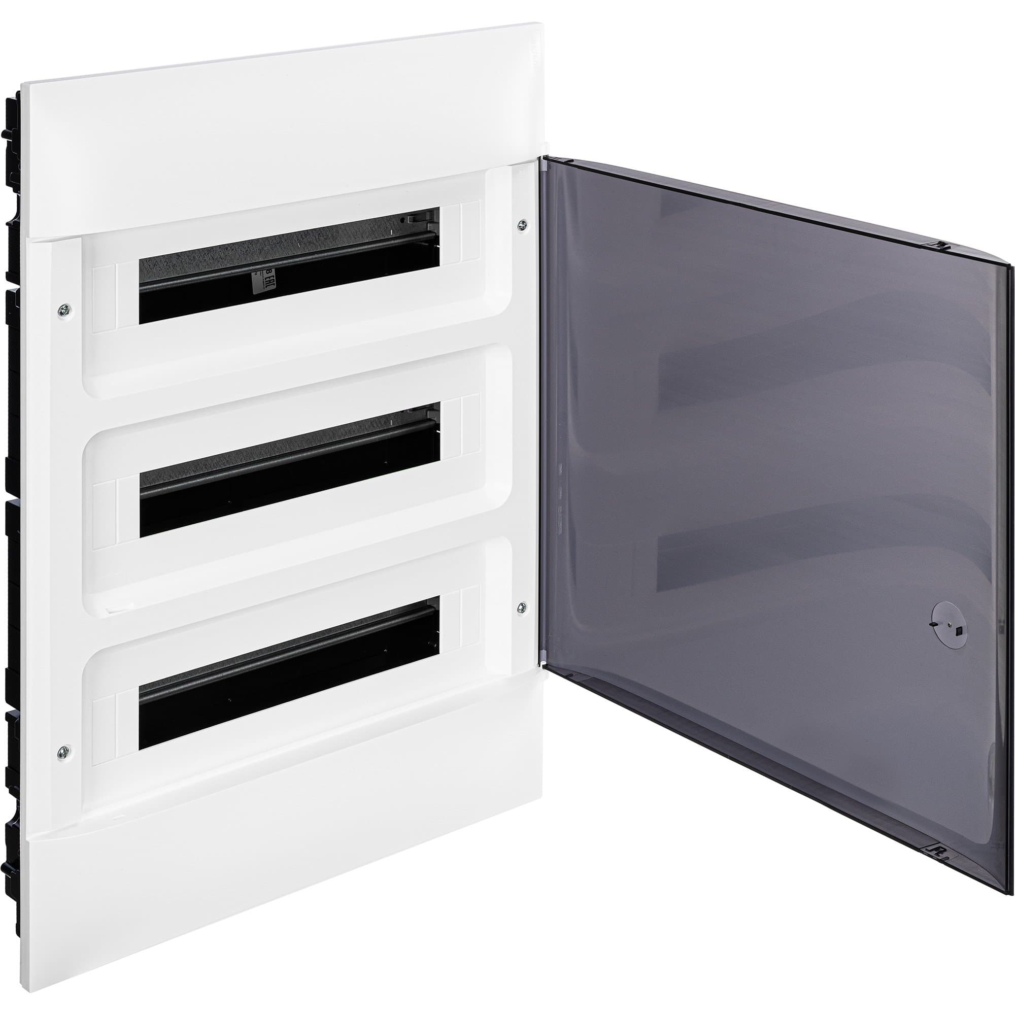 Legrand Practibox S Пластиковый щиток Встраиваемый 3X18 Дымчатая дверь 137558 — миниатюра 2