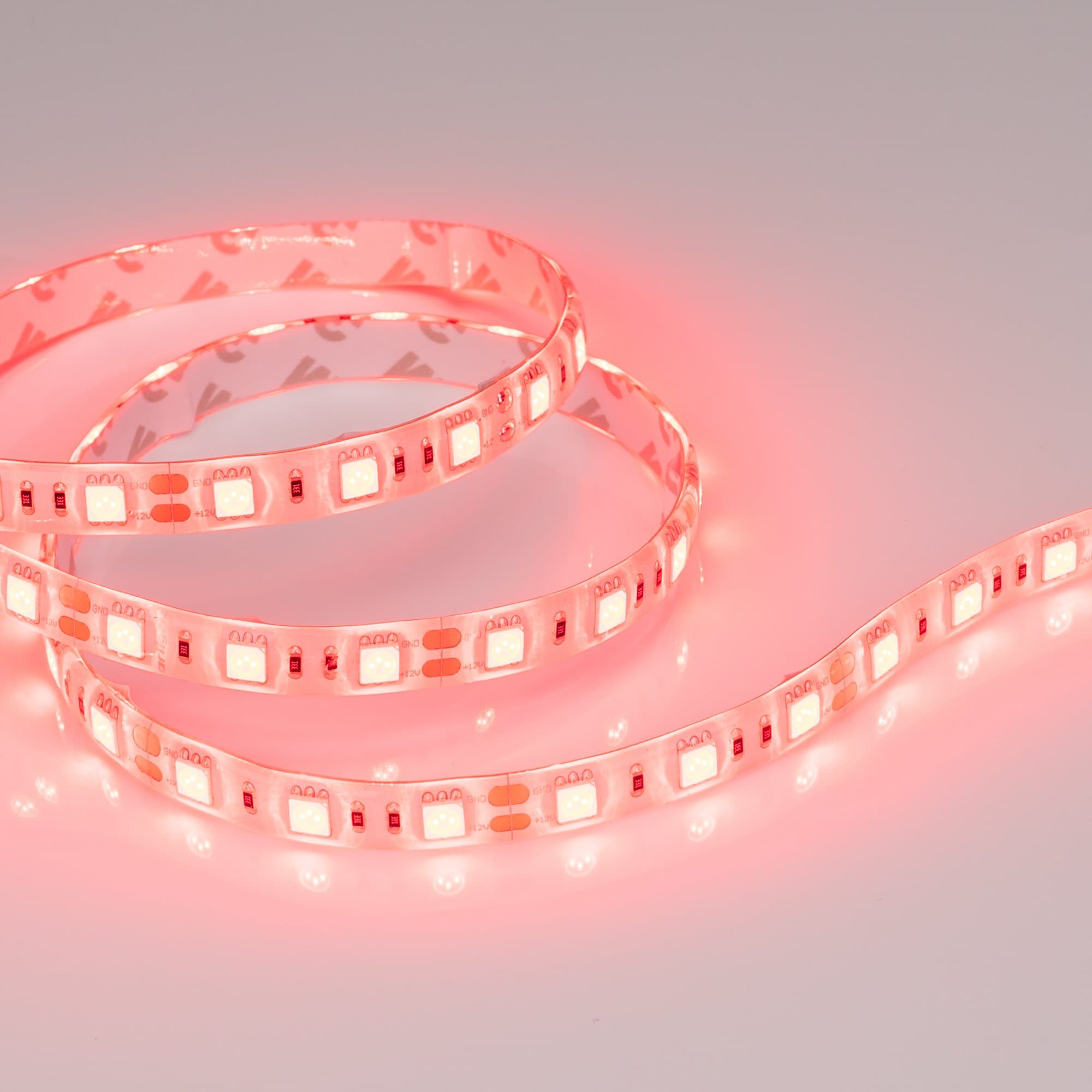 Arlight Светодиодная лента RTW 2-5000SE 12V Red 2x (5060, 300 LED, LUX) (14.4 Вт/м, IP65) 015445 — миниатюра 4