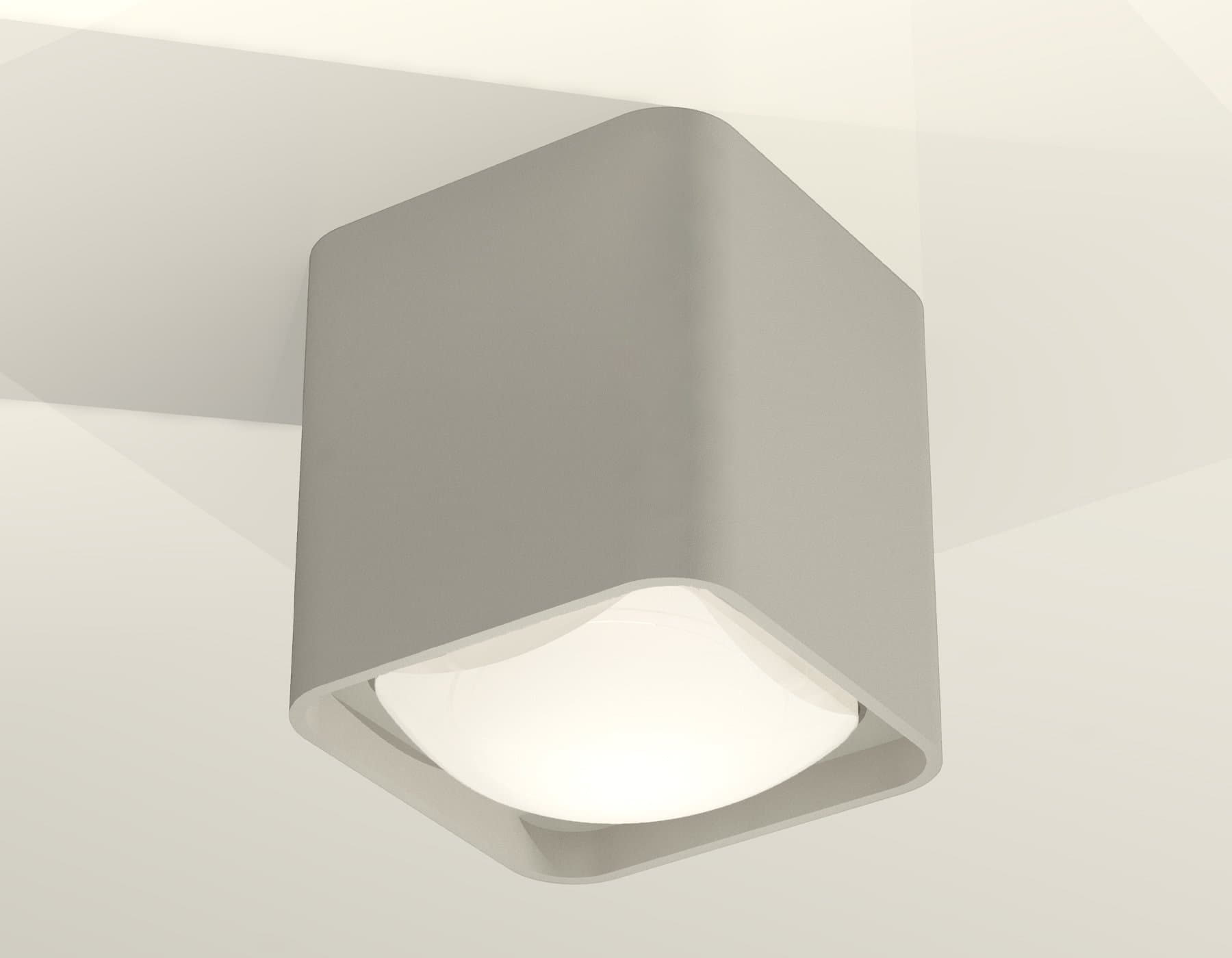 Ambrella Комплект накладного светильника с акрилом XS7842011 SGR/FR серый песок/белый матовый MR16 GU5.3 (C7842, N7756) — миниатюра 2