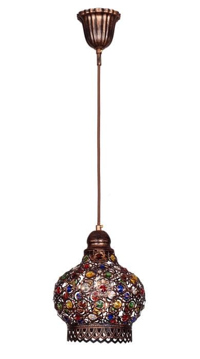 Favourite Latifa Коричневая/Разноцветный Люстра 1*E27*40W 1666-1P