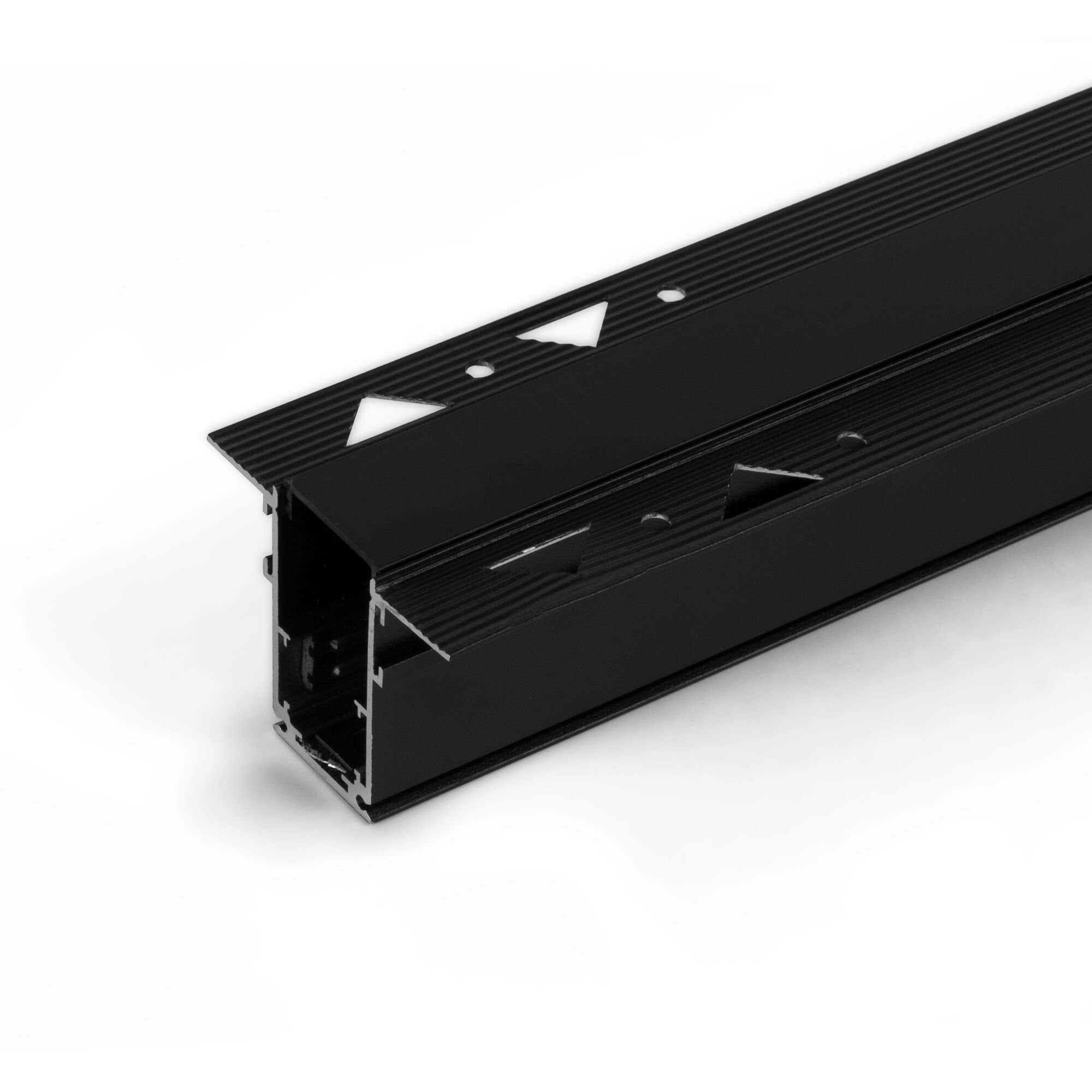 Elektrostandard Slim Magnetic Шинопровод встраиваемый (черный) (1м) 85086/00 a057186 — миниатюра 2