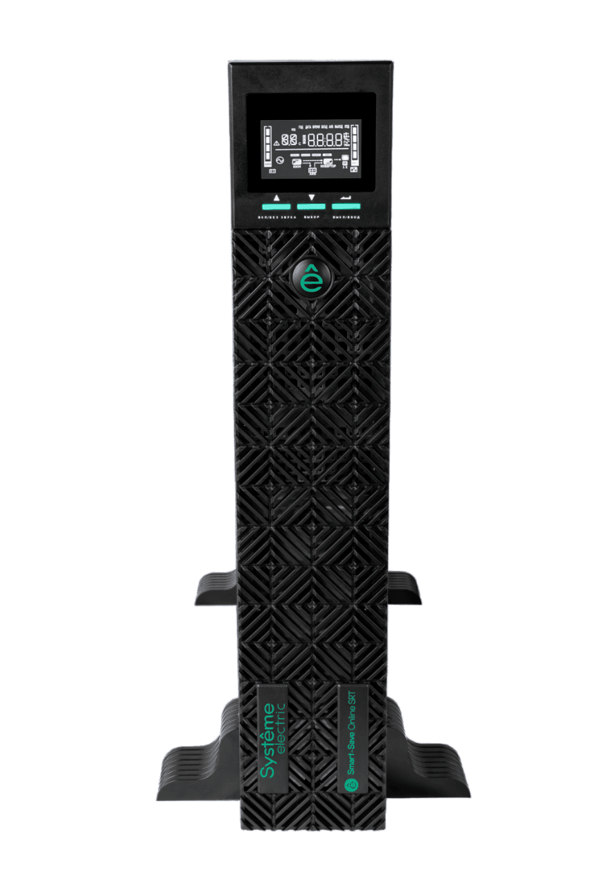 Systeme Electric ИБП SRTSE 2 поколения 2000 ВА/Вт, 2U, 8 C13+1 C19, USB, RS-232, сухие контакты, SNMP-карта — миниатюра 2
