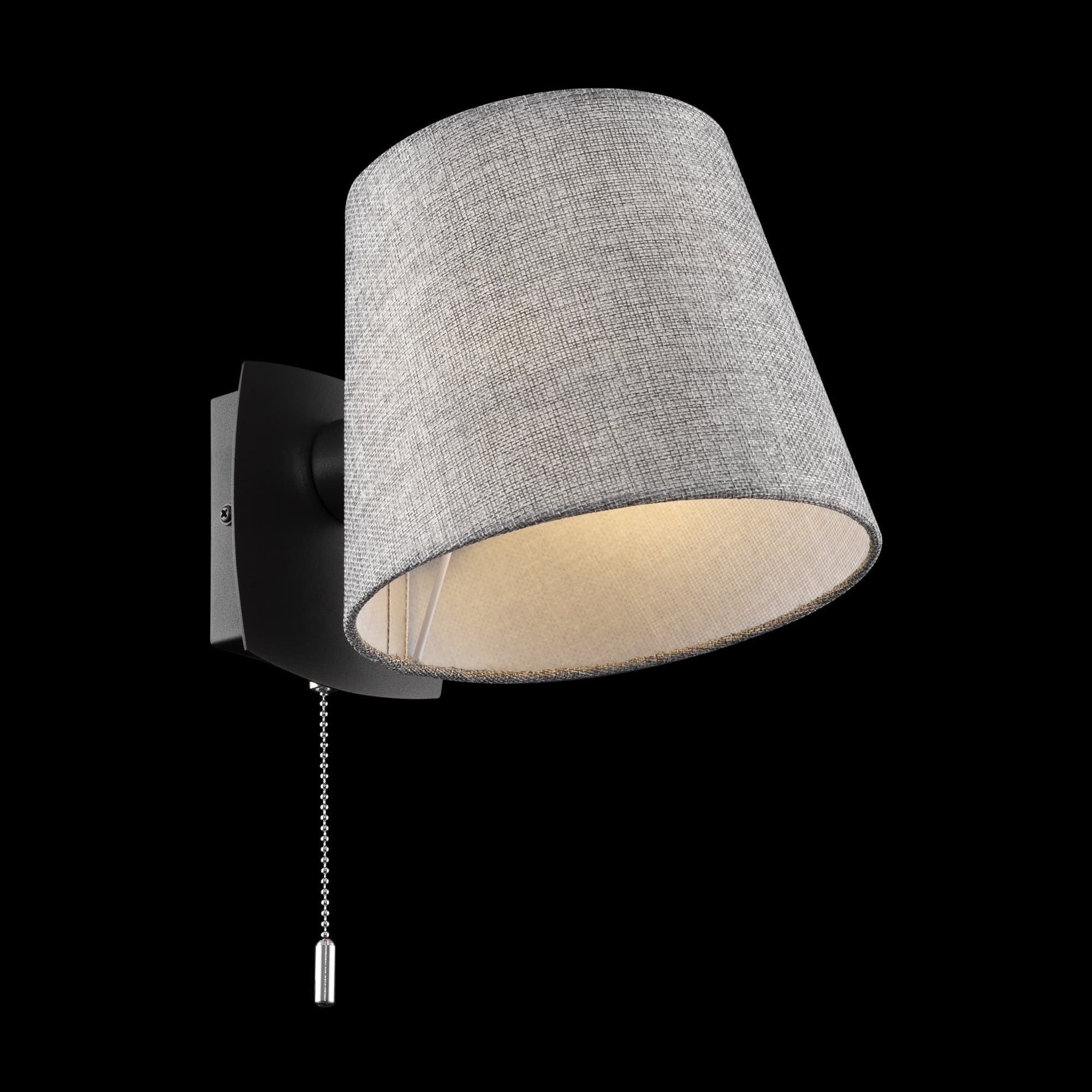 Maytoni Modern Bergamo Черный и Хром Бра 1xE27 60W MOD613WL-01B — миниатюра 4