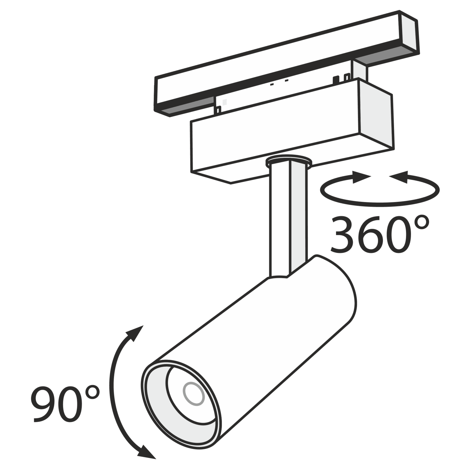 Maytoni Трековый светодиодный светильник Track Lamps TR019-2-10W4K-B — миниатюра 2
