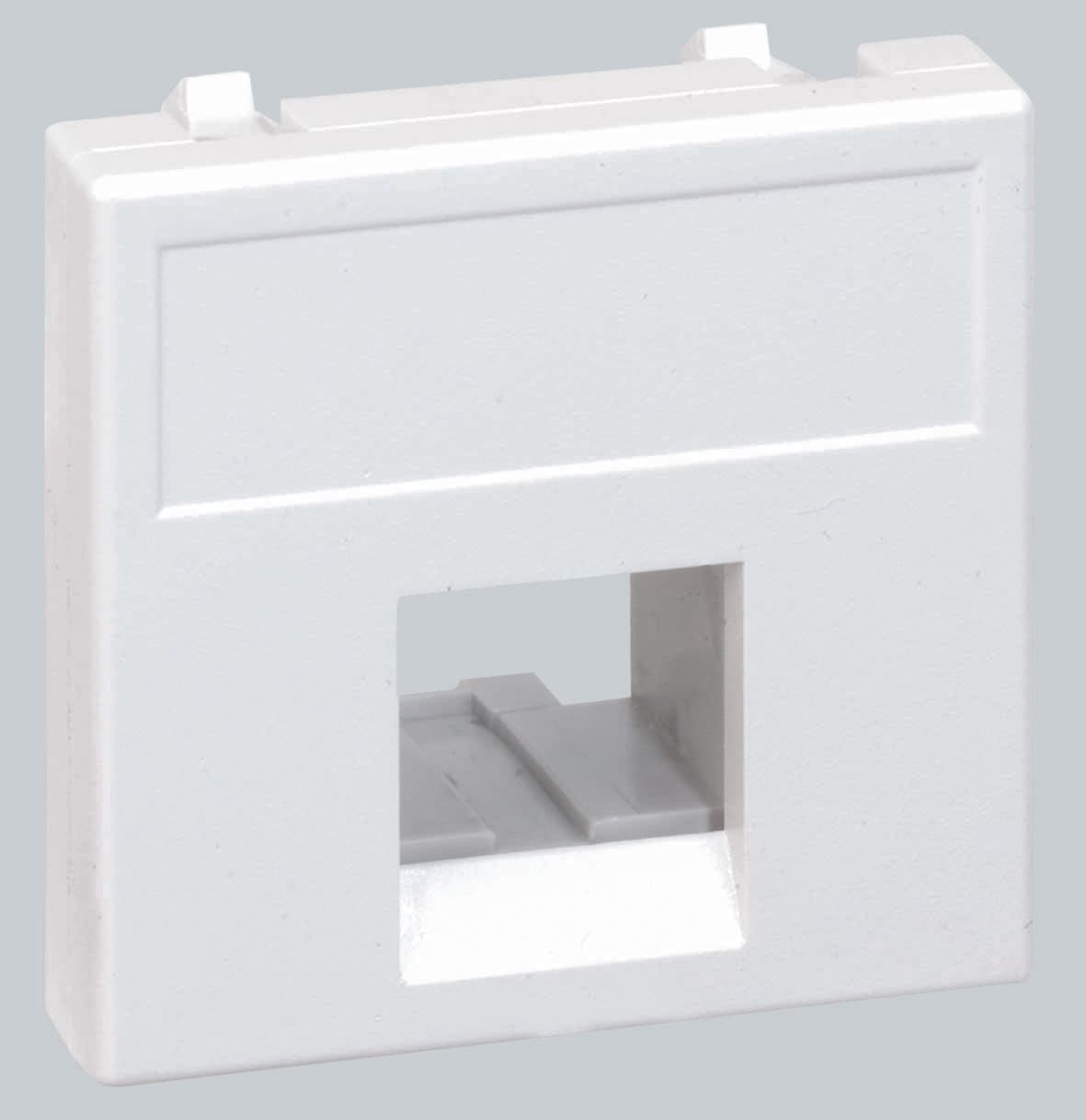 Simon Connect Белый Адаптер на 1 конектор RJ45 SimonConnect, AMP(S110,SL110,SLt),Brand-Rex,RIT, 45х45мм K076-9