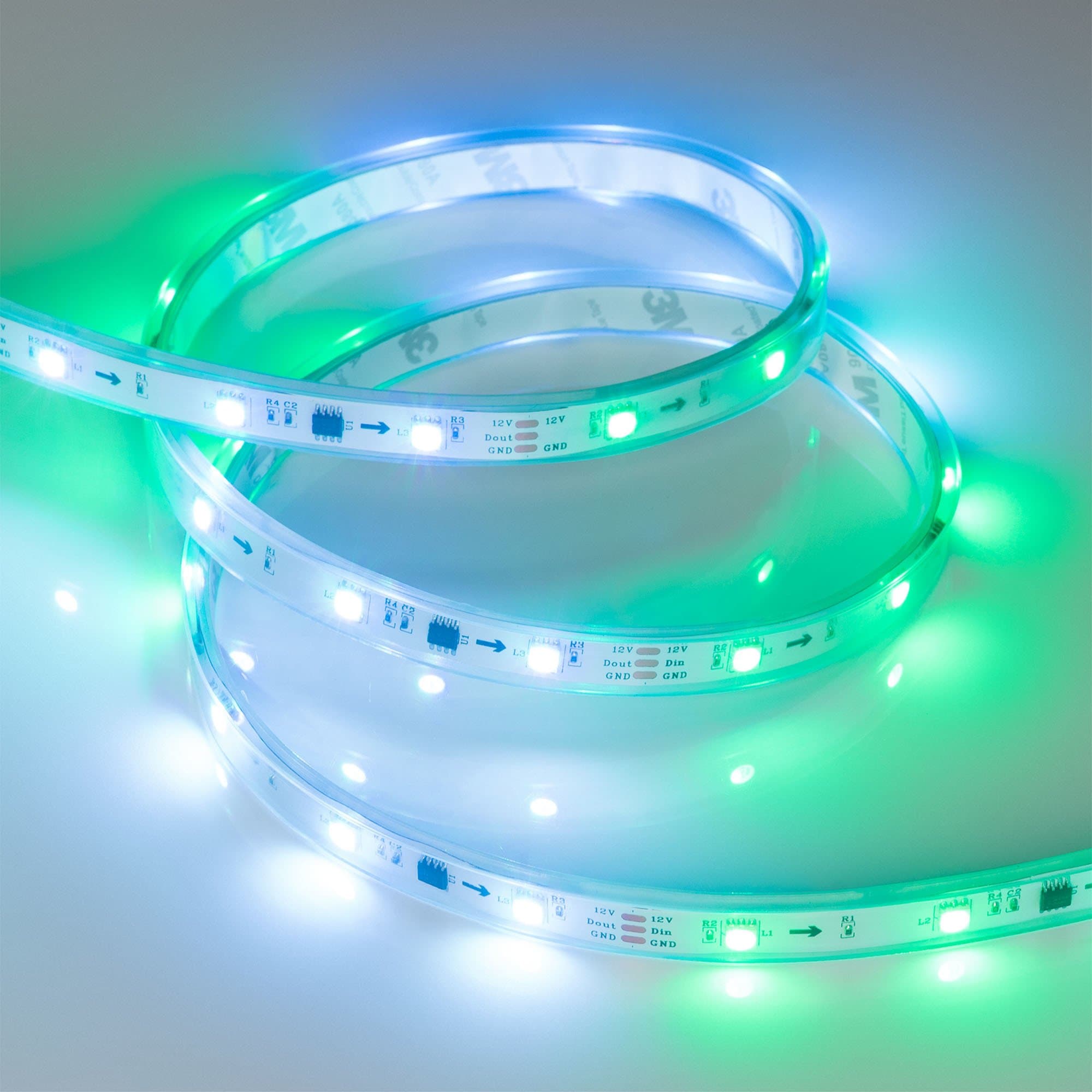 Arlight Лента герметичная SPI-P-B30-12mm 12V RGB-PX3 (7.2W/m, IP66, 5060, 5m) (Закрытый, IP66) 026370(3) — миниатюра 1