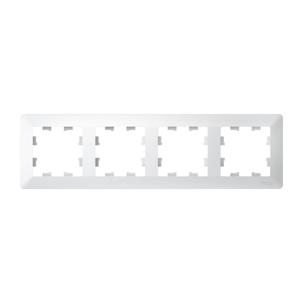 Systeme Electric AtlasDesign Air Лотос/дымчатый белый Рамка 4-ая