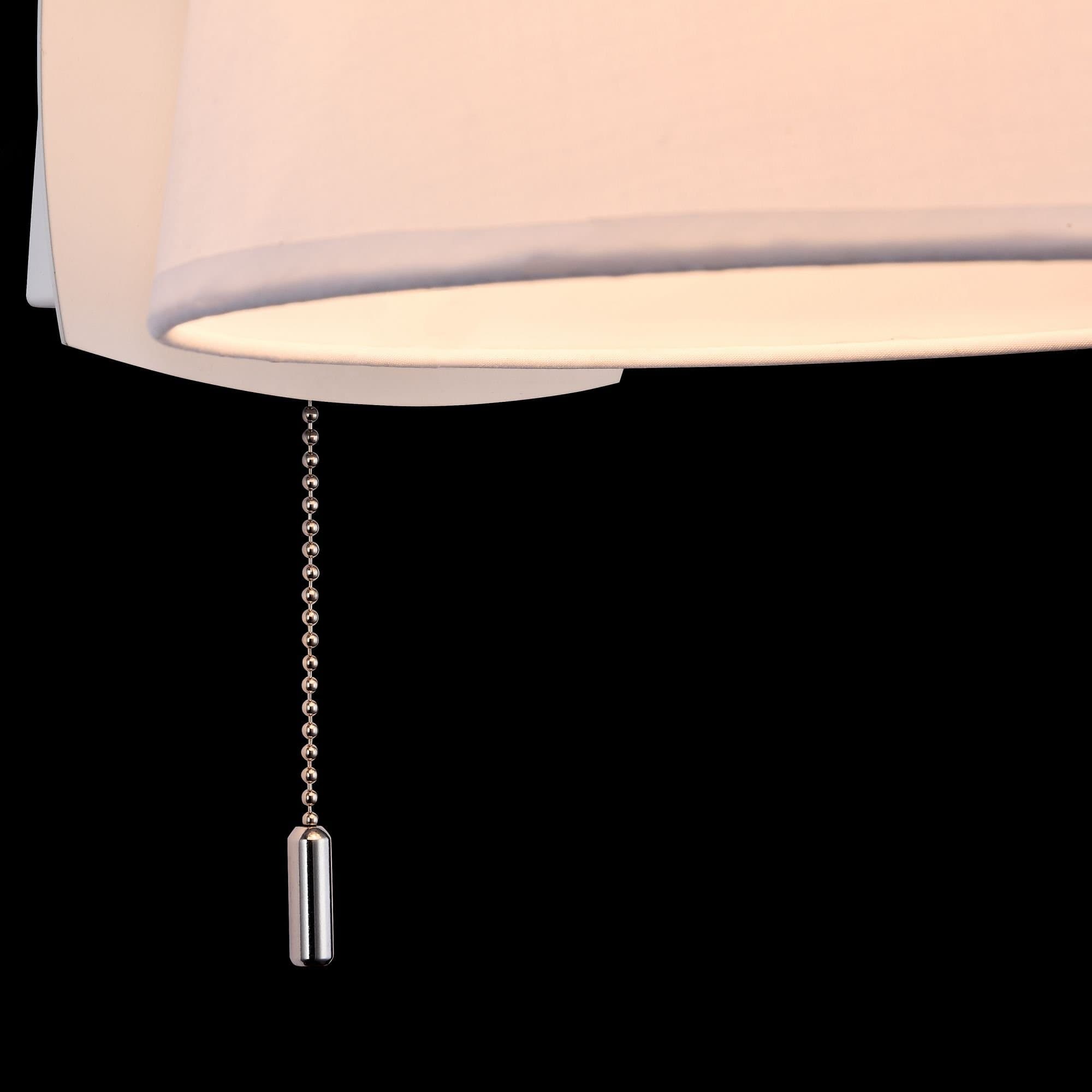 Maytoni Modern Bergamo Белый и Хром Бра 1xE27 60W MOD617WL-01W — миниатюра 7