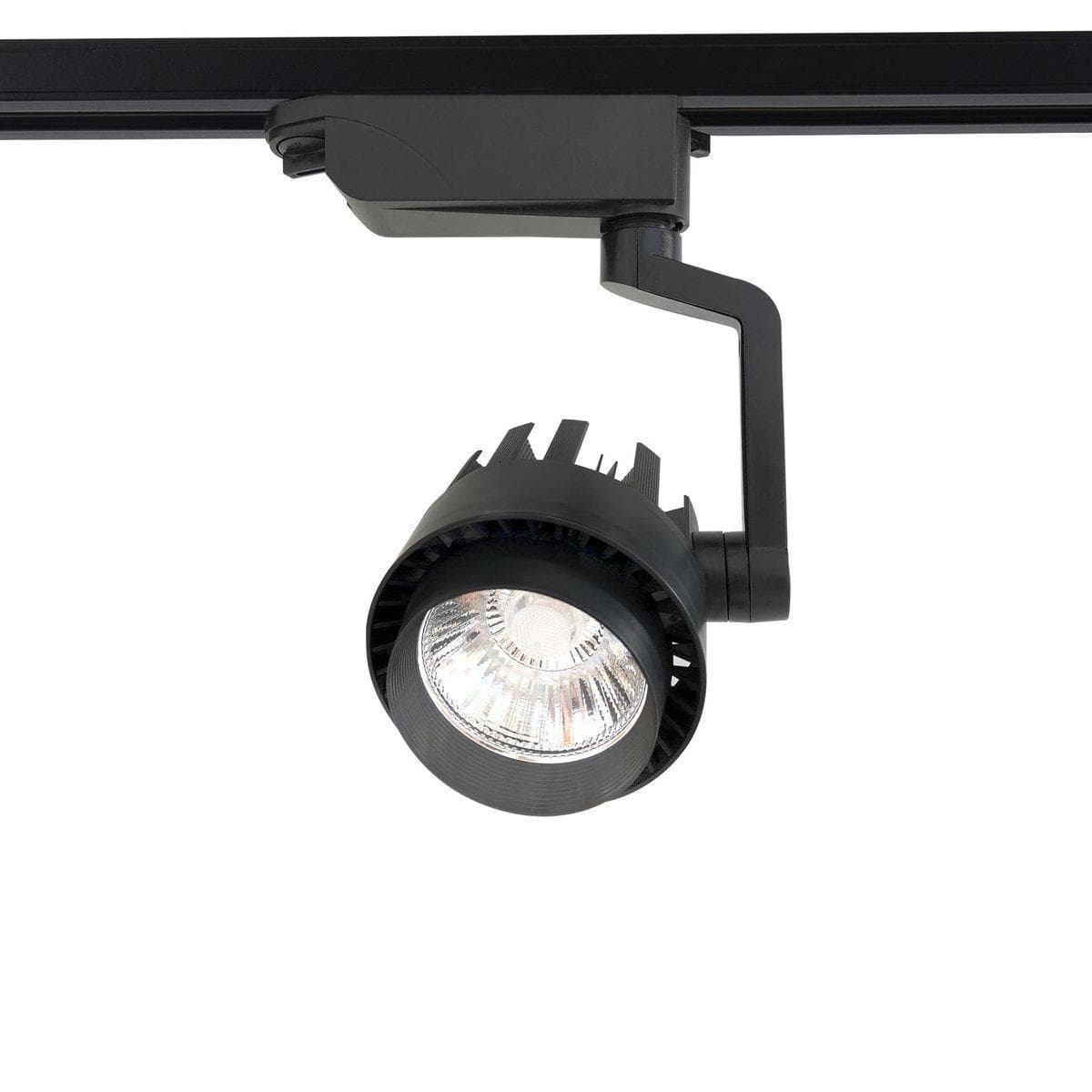 Ambrella Трековый однофазный светодиодный светильник GL6107 BK черный LED 10W 4200K 24° — миниатюра 1