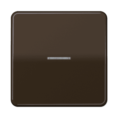 JUNG Клавиша для KNX кнопки, 1 группа с окошком дюропласт коричневый CD101KO5BR