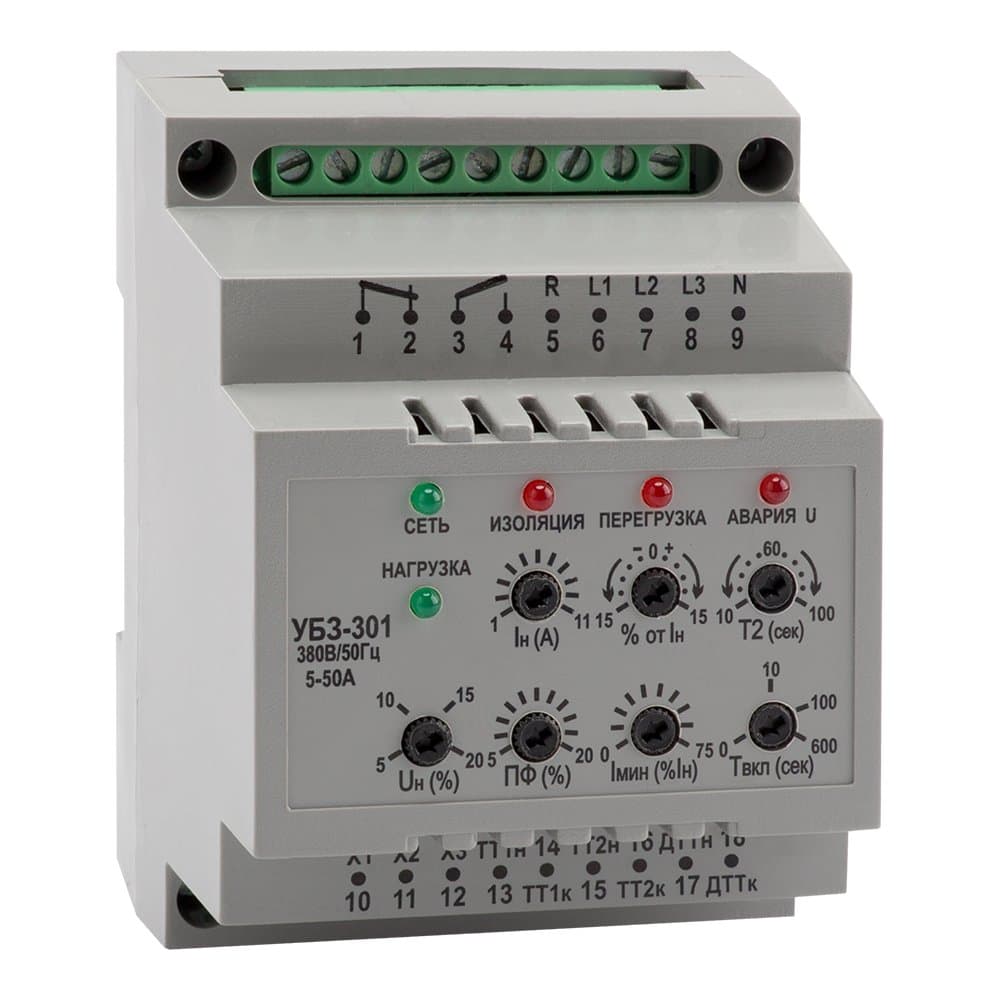 КЭАЗ Реле защиты двигателя OptiDin УБЗ-301-10-100-УХЛ3.1