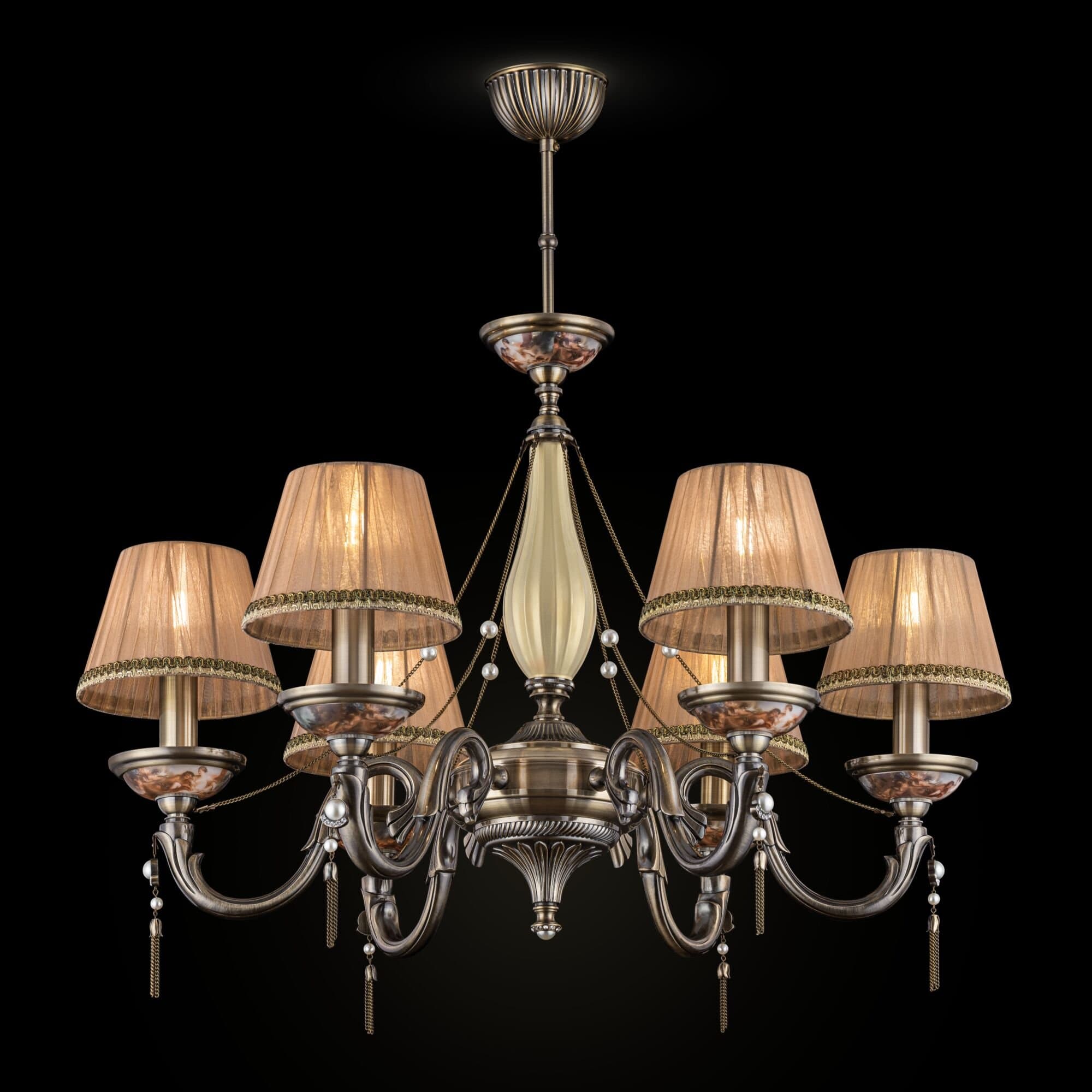 Maytoni Royal classic Demitas Бронза Люстра 6xE14 40W RC024-PL-06-R — миниатюра 4