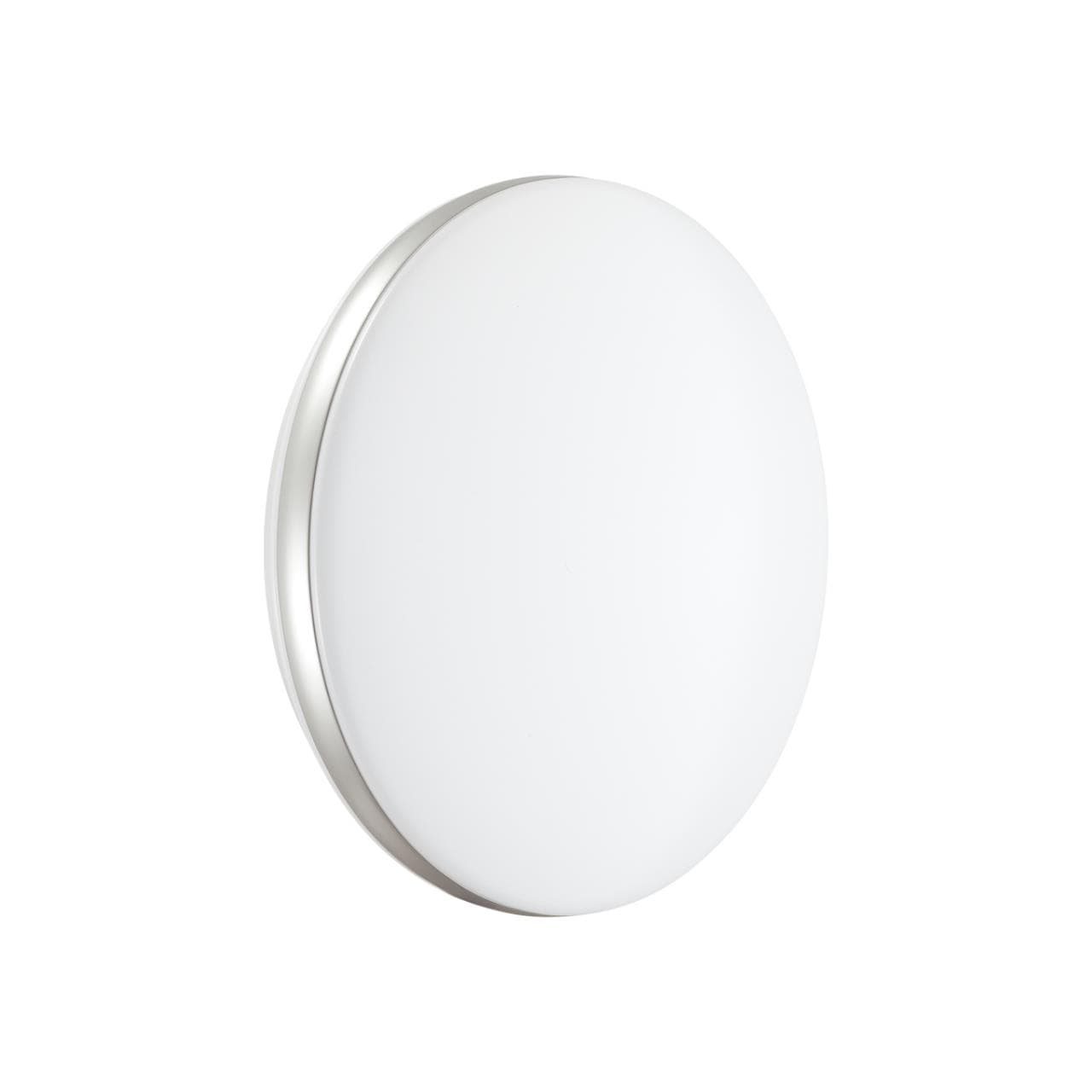 Sonex 7625/AL PALE SN 036 Светильник пластик/белый/серебристый LED 12Вт без ДУ 4000К D290 IP43 RINGO