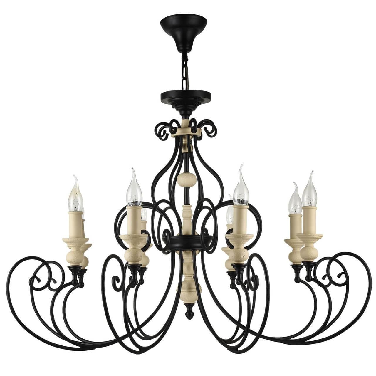 Maytoni House Karina Черный Люстра 8xE14 60W H631-PL-08-B